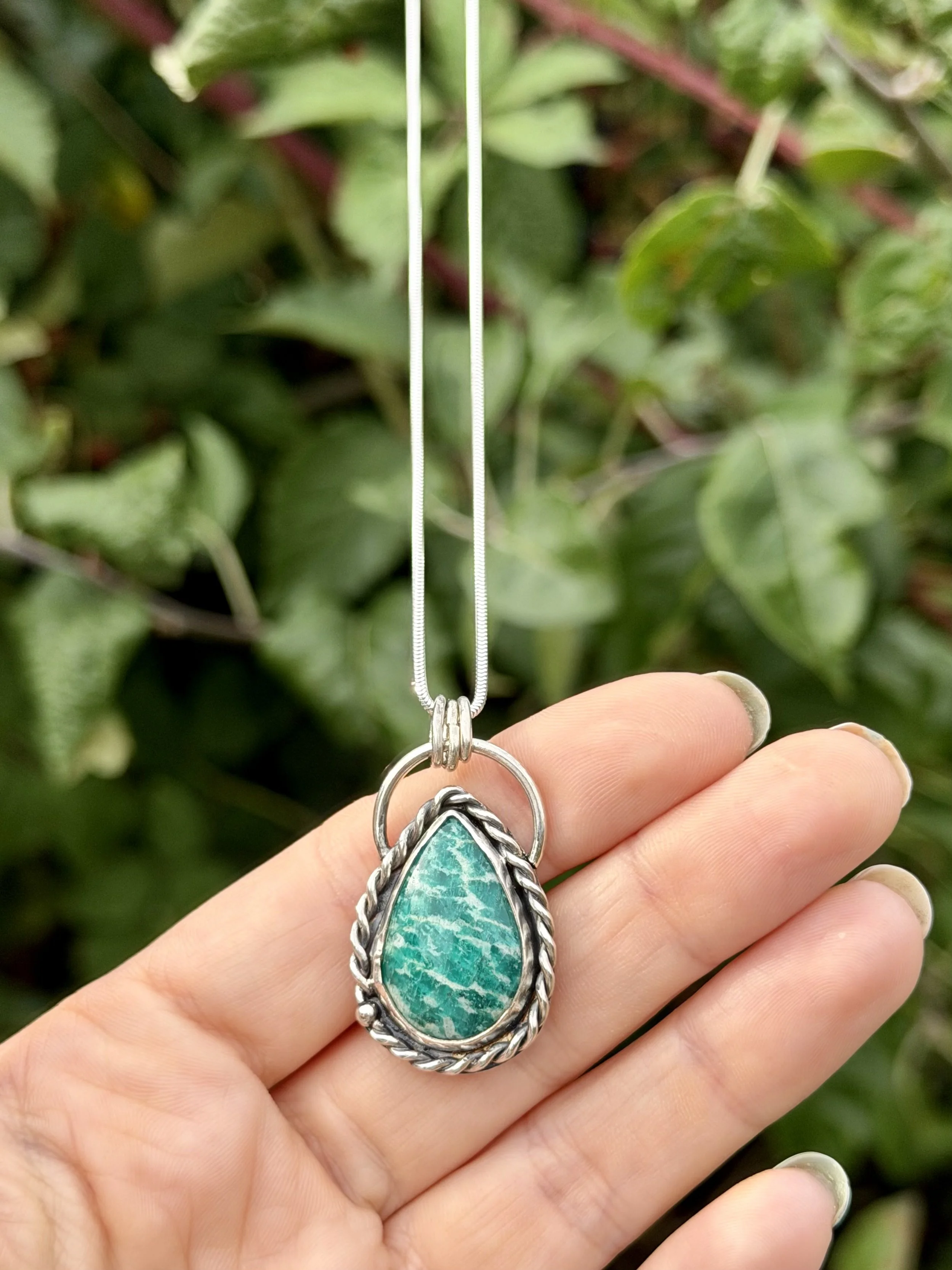 Amazonite Statement Necklace
