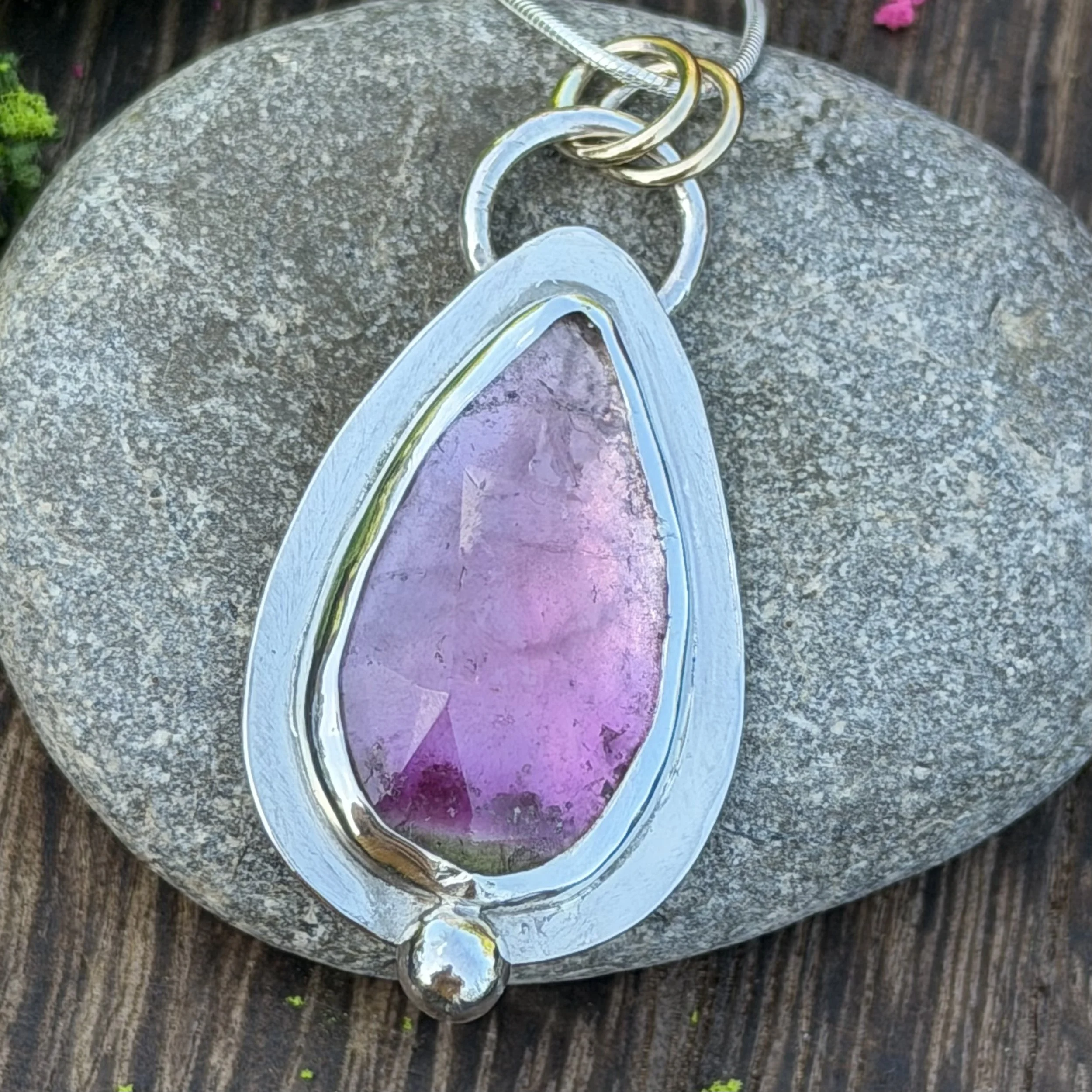 Watermelon Tourmaline Pendant