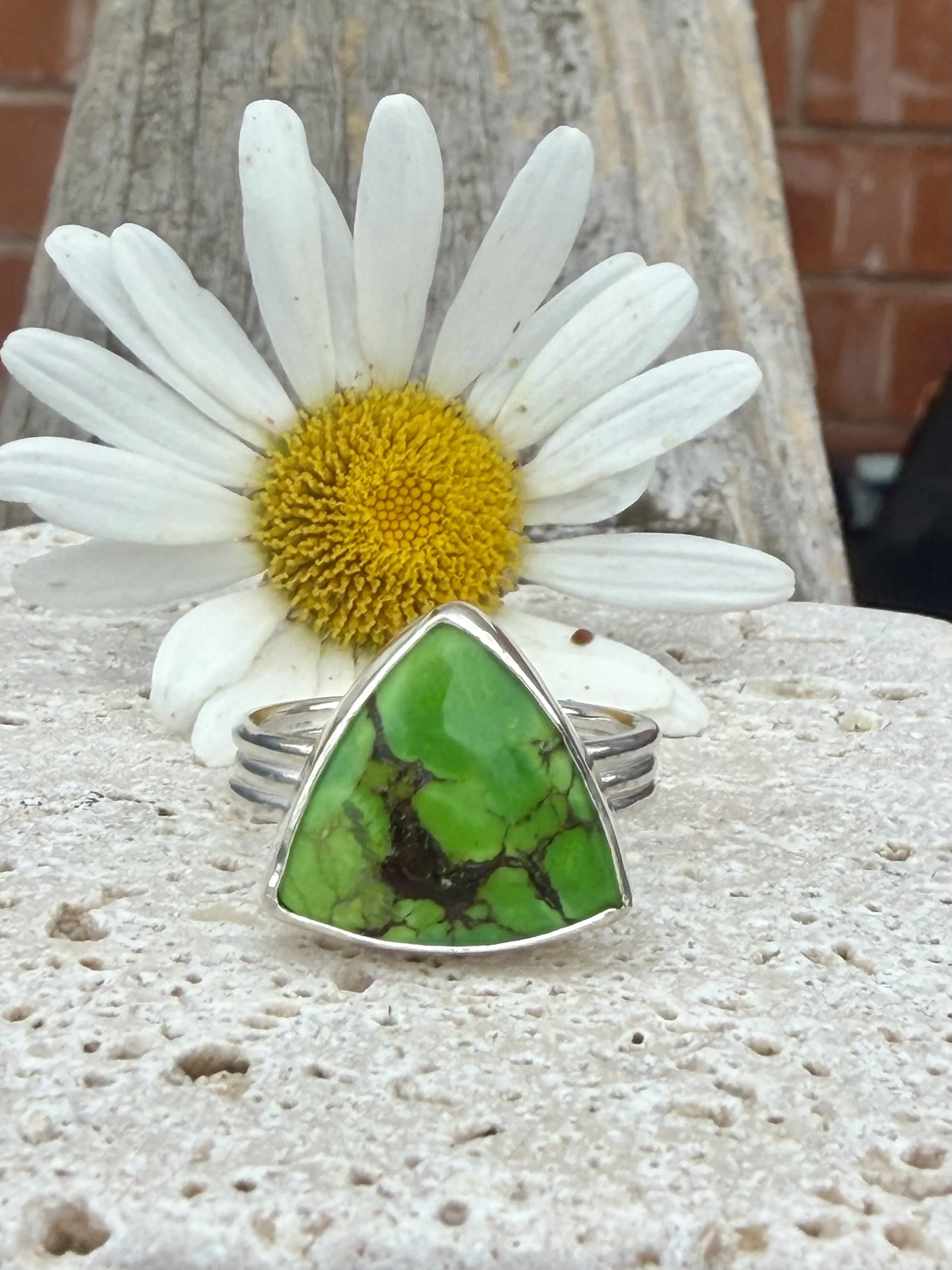 Carico Lake Turquoise Ring – Size Q