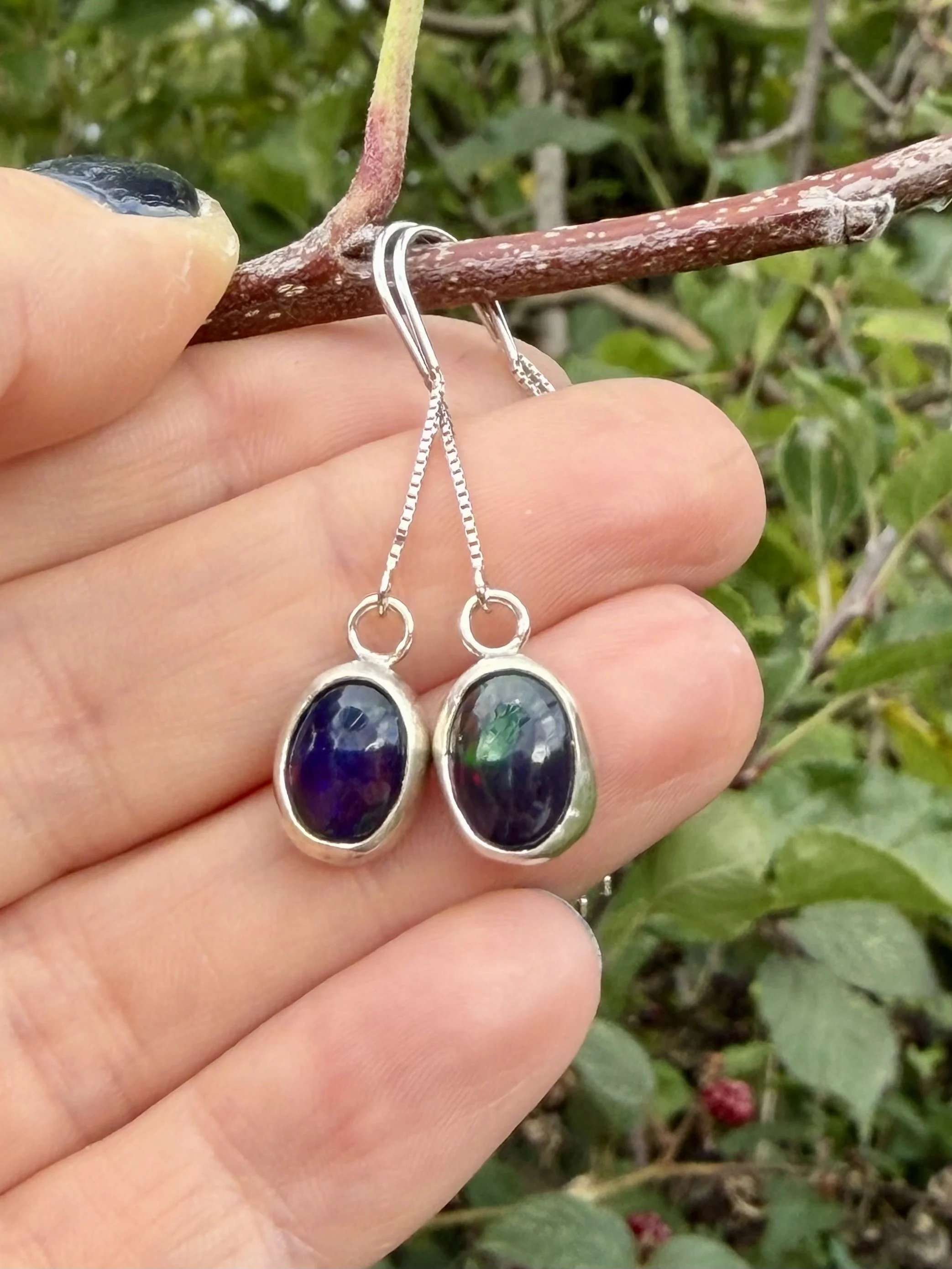 Opal Threader Earrings