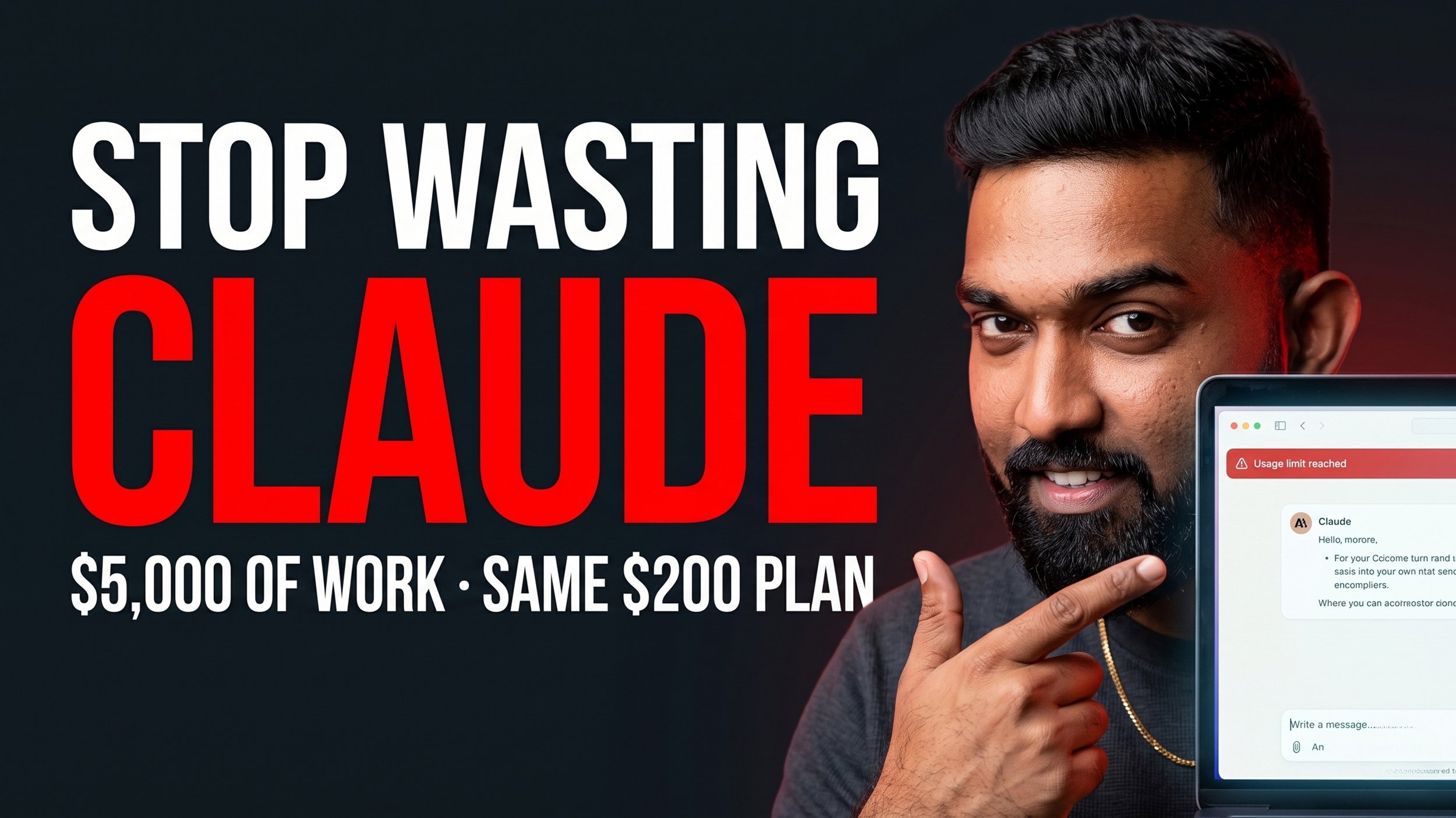 Get $5,000 of Work Out of Claude (Without Running Out of Limits)