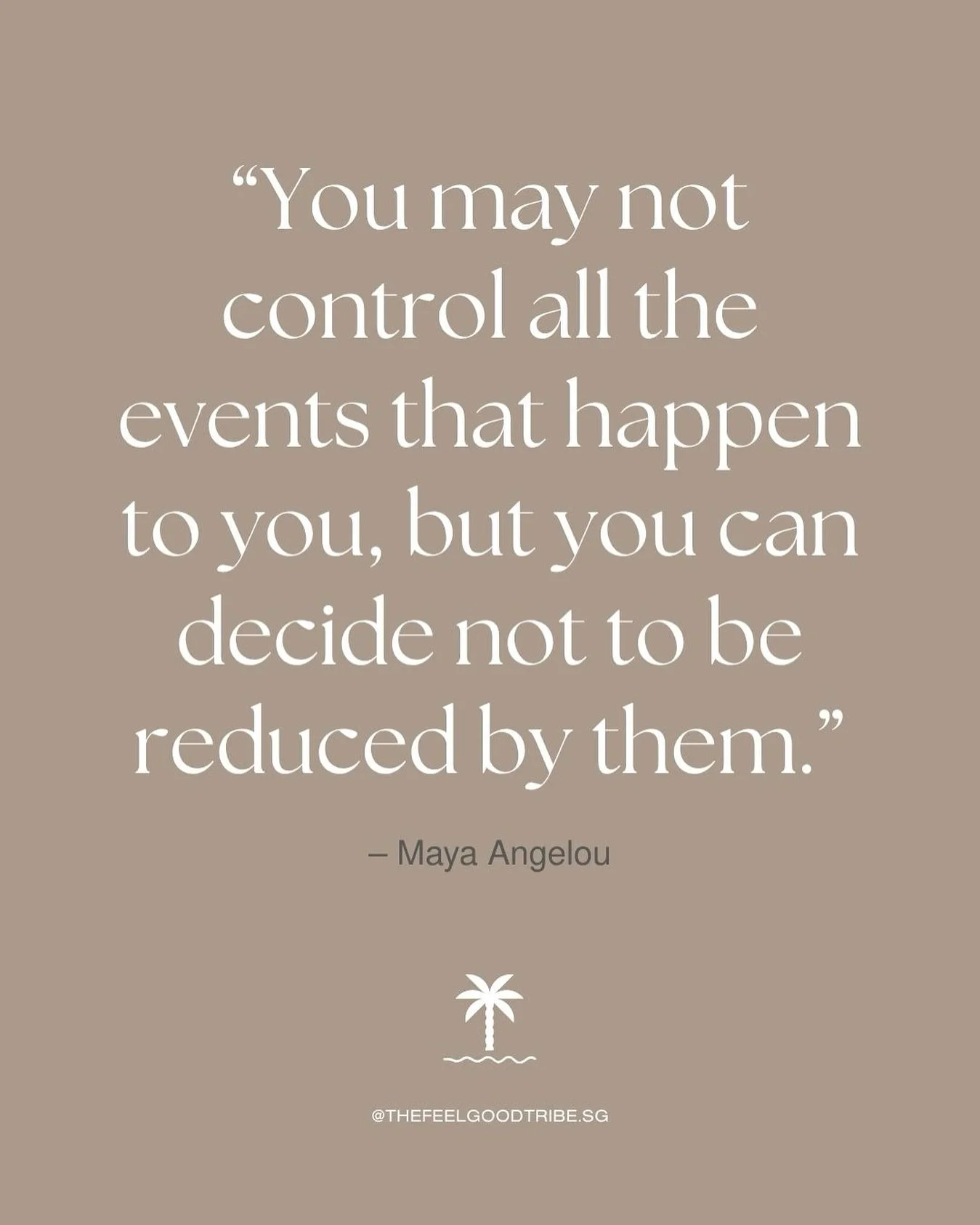 &ldquo;I can be changed by what happens to me. But I refuse to be reduced by it.&rdquo;
&mdash; Maya Angelou

This is the kind of strength we stand for.
Soft but steady. Changed, but never less.
Our retreats are built to hold space for exactly this k