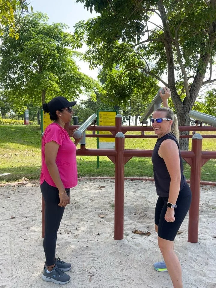 Wednesday 9 am | Feel Strong Group Class

Gorgeous smiles all round today 💪
Small group training means we can really focus on form and use the TRX to build confidence and control through a full range of motion.

We worked 2 sets of 3 rounds &mdash; 