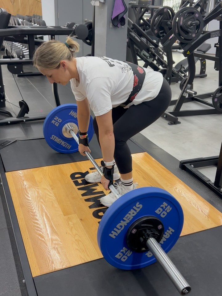 Lifting about my bodyweight this week.
Not really about chasing big numbers - for me it&rsquo;s about building strength that supports real life. And honestly, it feels good to feel strong. 💪

Just finished 12 PT sessions with @endurodevil investing 
