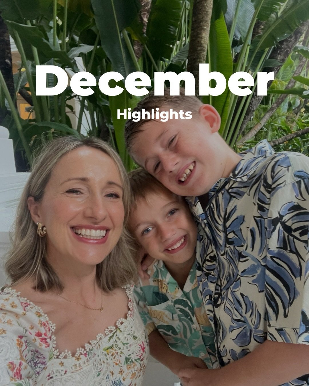 December highlights

Family, food, movement.
Still showing up &mdash; holiday mode and all.

Slow return to socials&hellip;