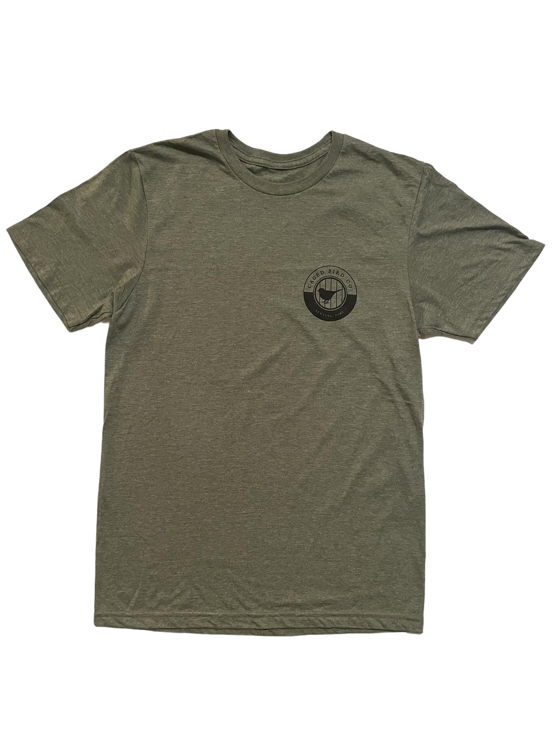 Army Green Original Caged Bird Tee