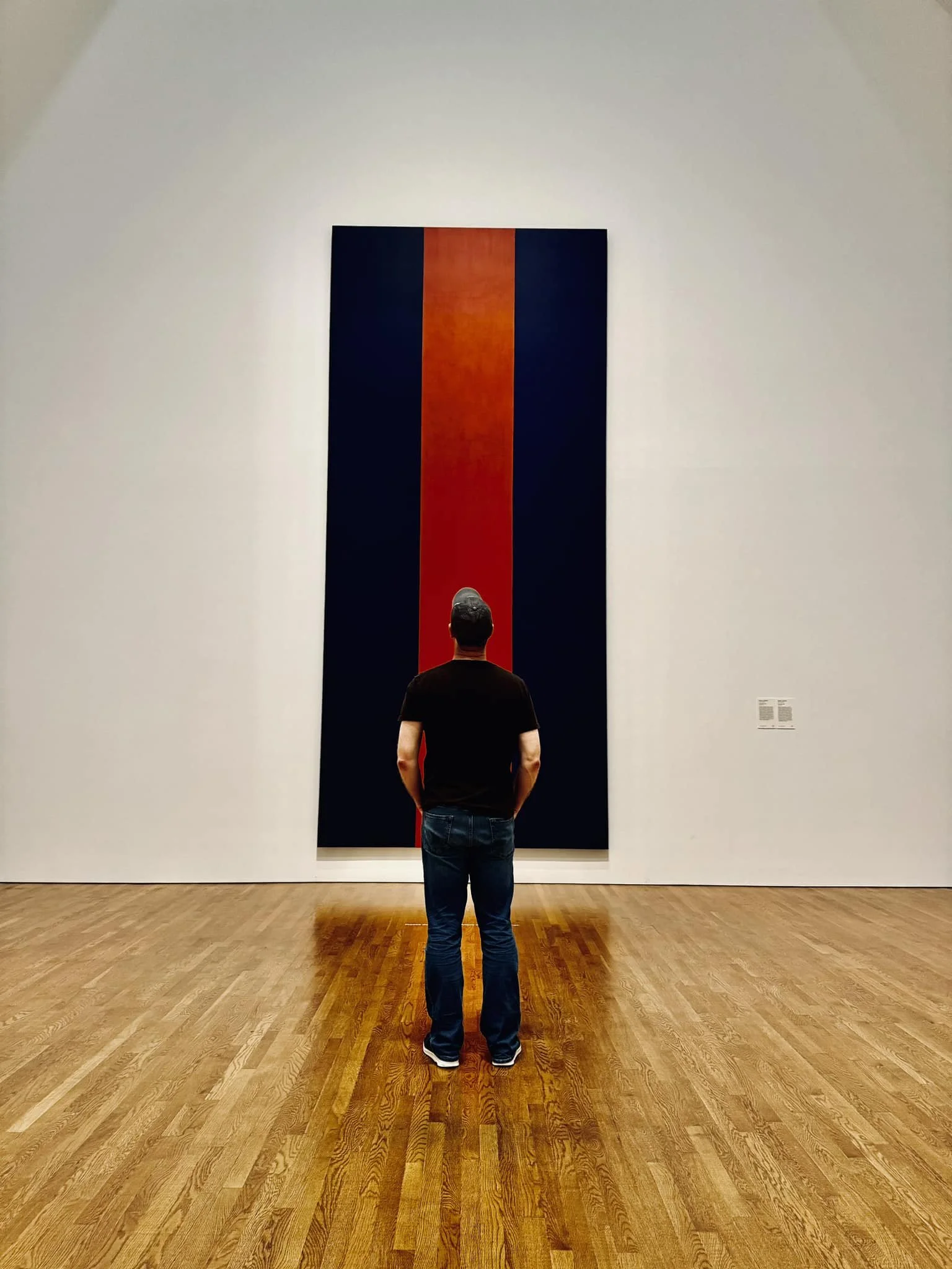 Beautiful day yesterday at the National Gallery, sharing art with my kid. This piece is called &ldquo;Voice of Fire.&rdquo; When I was in high school, it was purchased for $1.9 million - the most expensive piece purchased by the Gallery - and it imme