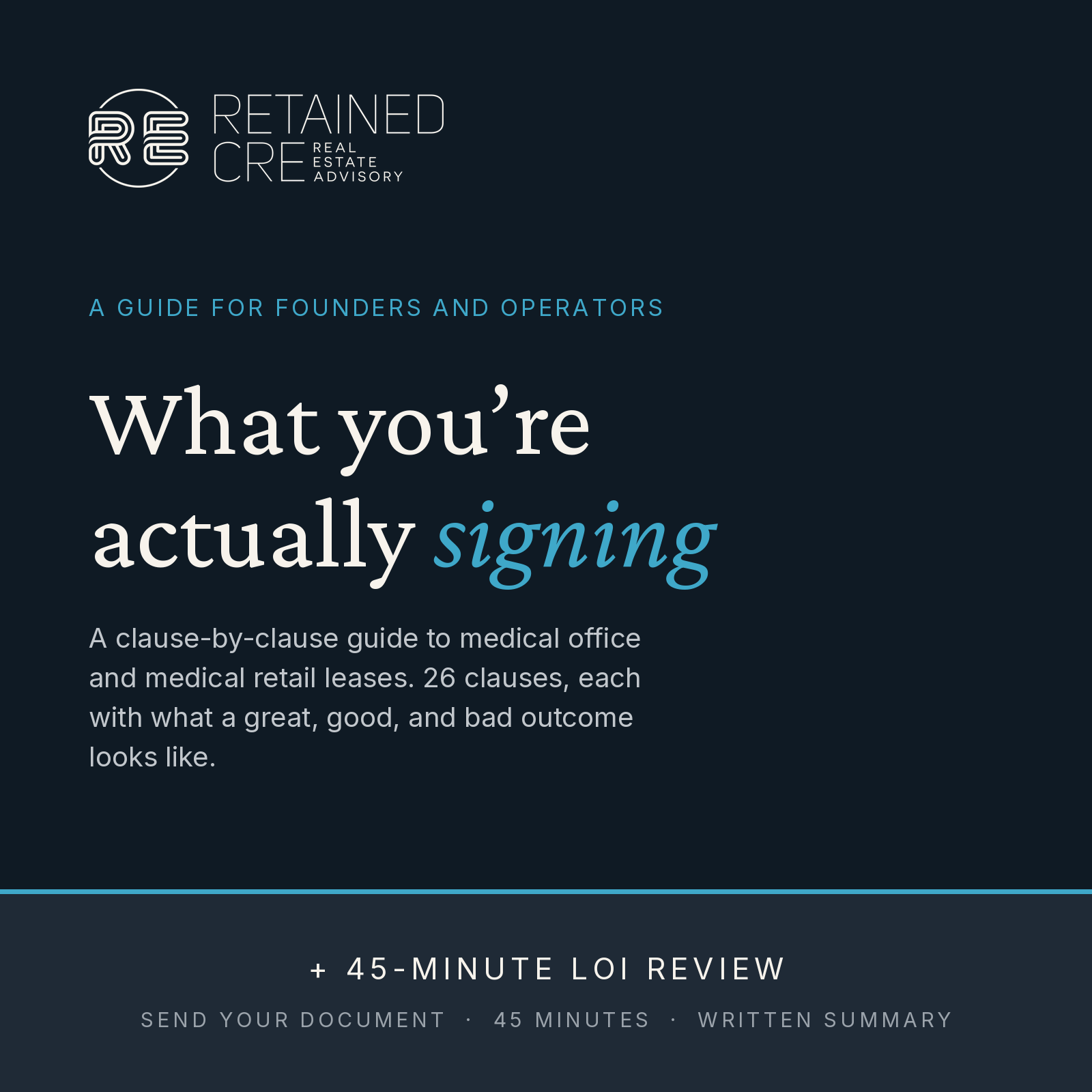 LOI Review: The Guide + 45 Minutes on Your Deal