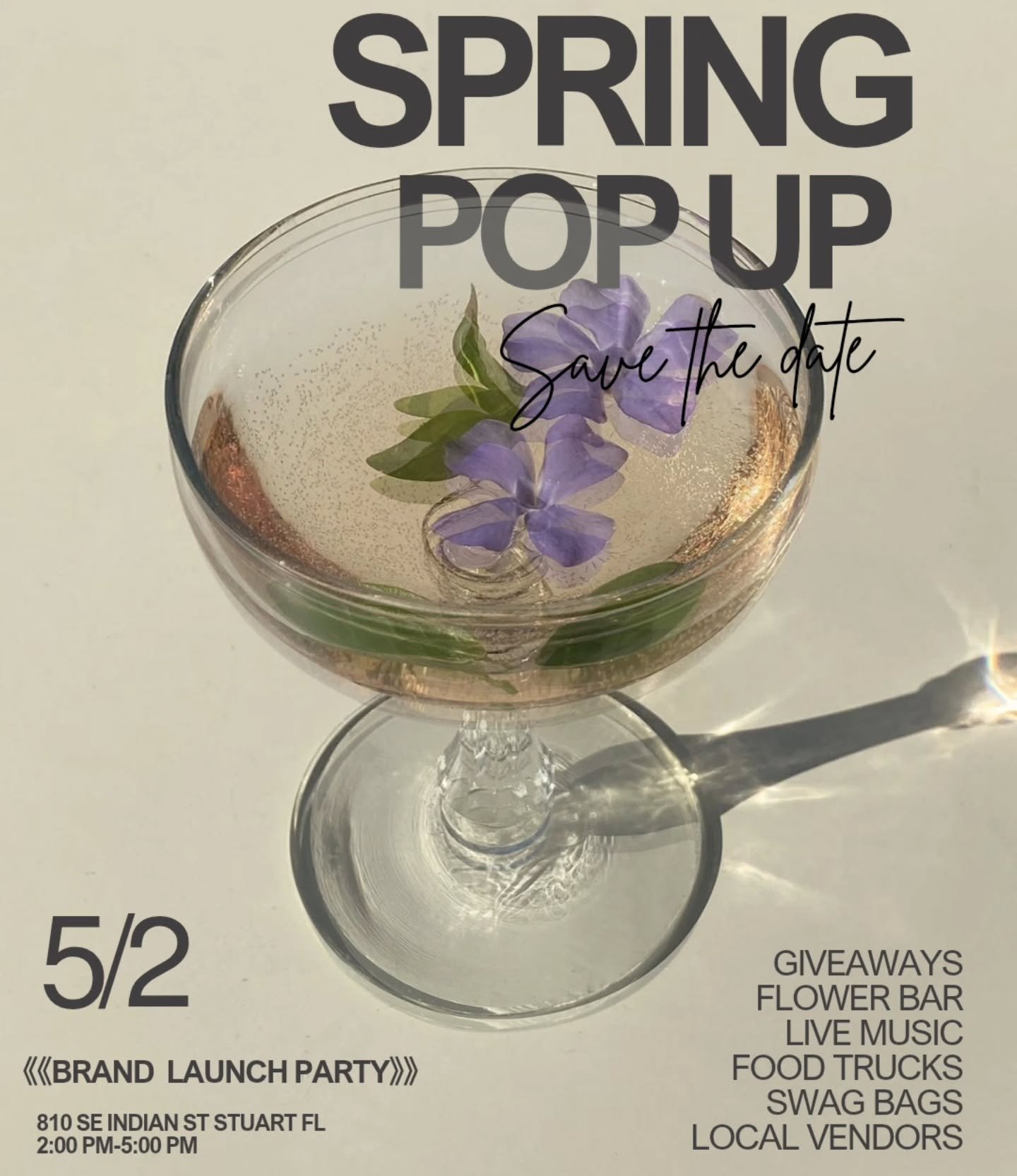 Its time for a celebration 🍾 

This isn&rsquo;t just a pop-up.
It&rsquo;s the official launch of a new standard.
Low-tox beauty, redefined.
Join us for our 𝗦𝗽𝗿𝗶𝗻𝗴 𝗣𝗼𝗽-𝗨𝗽 + 𝗦𝘂𝗿𝗽𝗿𝗶𝘀𝗲 
 𝗯𝗿𝗮𝗻𝗱 𝗱𝗲𝗯𝘂𝘁.

Save the date &mdash; 5