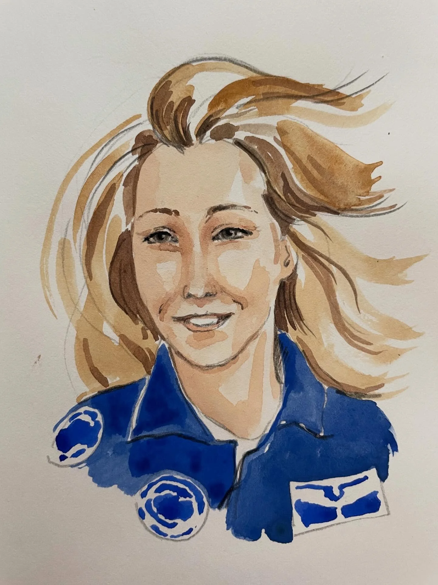 Vous avez vu la video o&ugrave; @soph_astro passe de la capsule &agrave; la station ? Elle rayonne litt&eacute;ralement de joie. &Agrave; notre &eacute;poque si grise, o&ugrave; tant de femmes s&rsquo;accrochent &agrave; ce mot comme &agrave; une bou