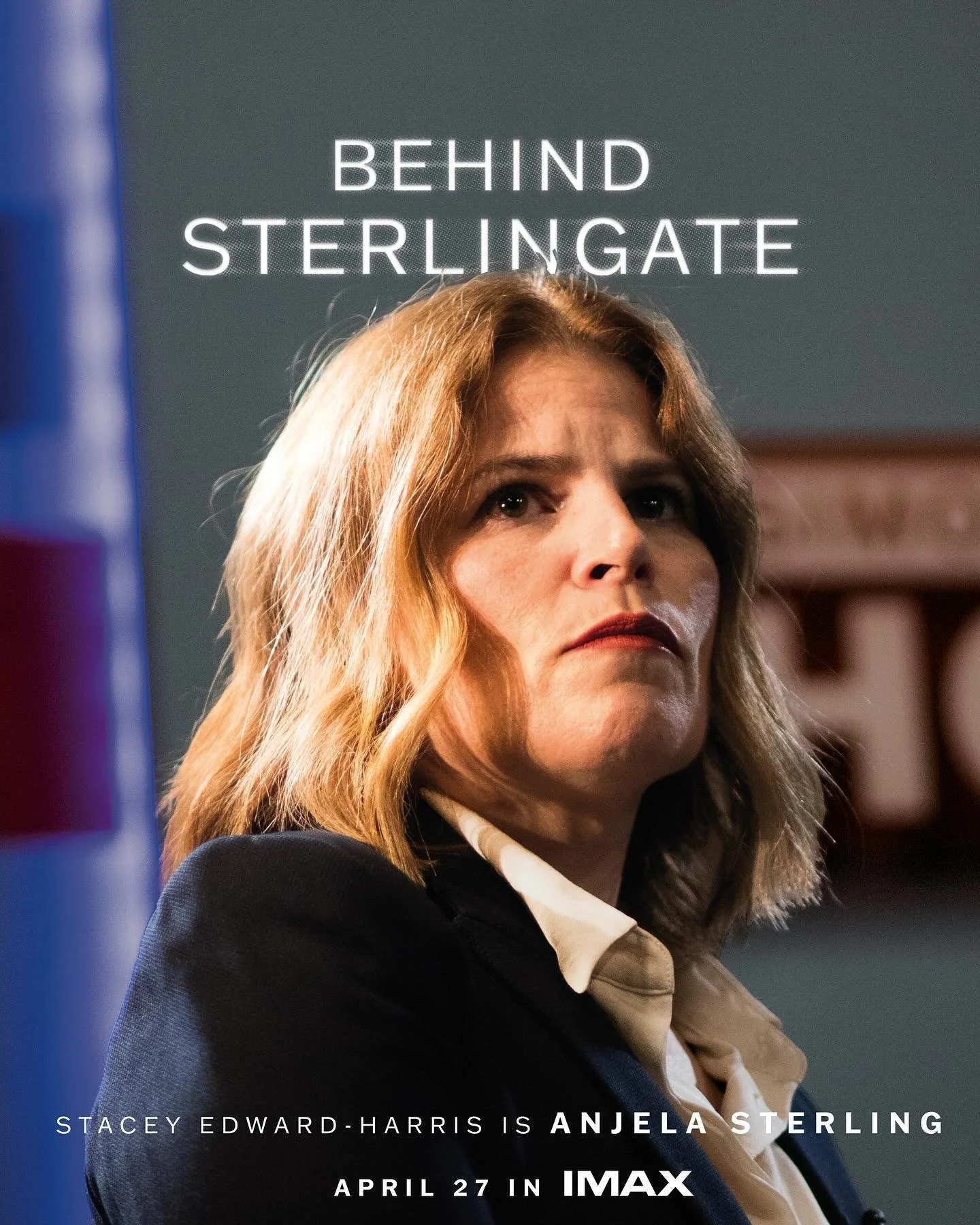 Introducing Anjela Sterling, played by Stacey Edward-Harris.

Anjela is the Education Secretary for the UK government. She has to justify her recent decision to cut free school meals on live television.. Until she becomes the scapegoat for a much big