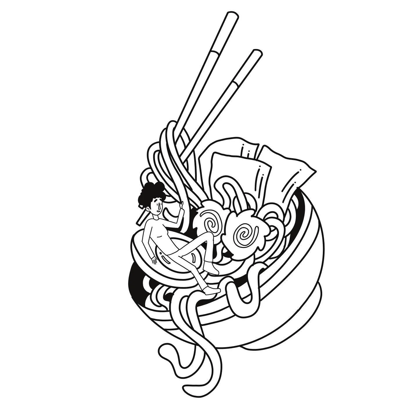 I like noodles

#artistsoninstagram #digitalart #procreate #procreateart #graphiteart #characterart #ramennoodles #ramenlover