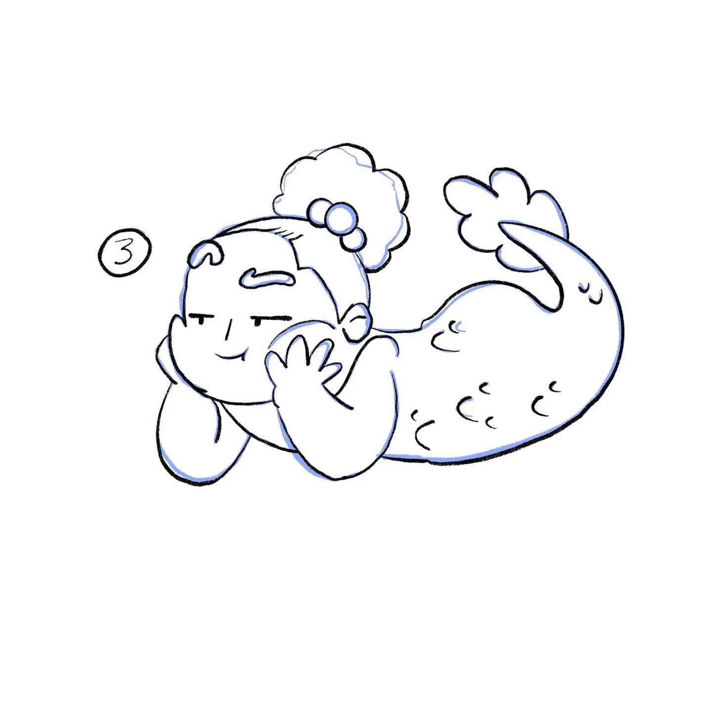 I lied&hellip; heres another mermaid.

#mermay #mermaidart #digitalart #procreate #artistsoninstagram #artistofig #blackartist