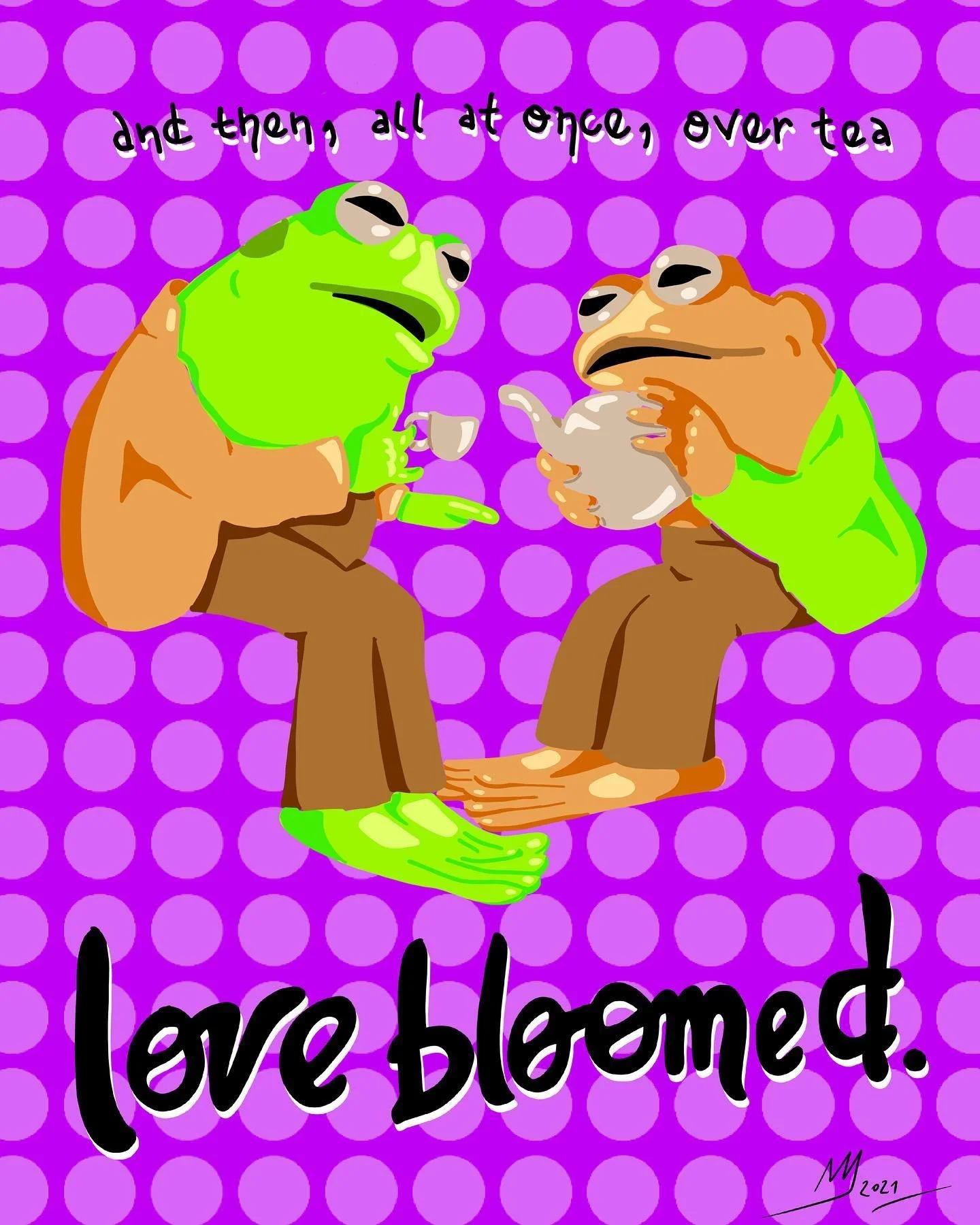 I love frog and toad&rsquo;s love!!

#frogandtoad #frogsofinstagram #frogandtoadtogether #potd #popart #art