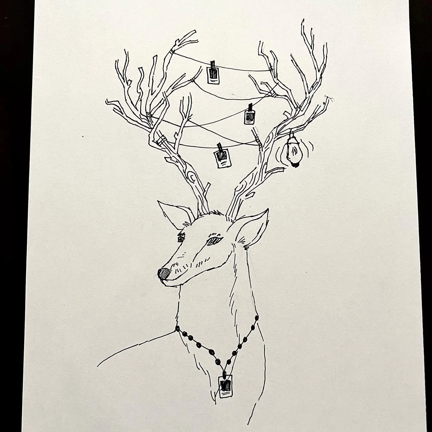 Happy Inktober 🍂✍🏾

I&rsquo;m following a whimsical theme prompt list this year. 🧙🏾&zwj;♀️✨

Day 1: Deer and Branches

#inktober2021 #inkaruska #potd #whimsical #artprompts