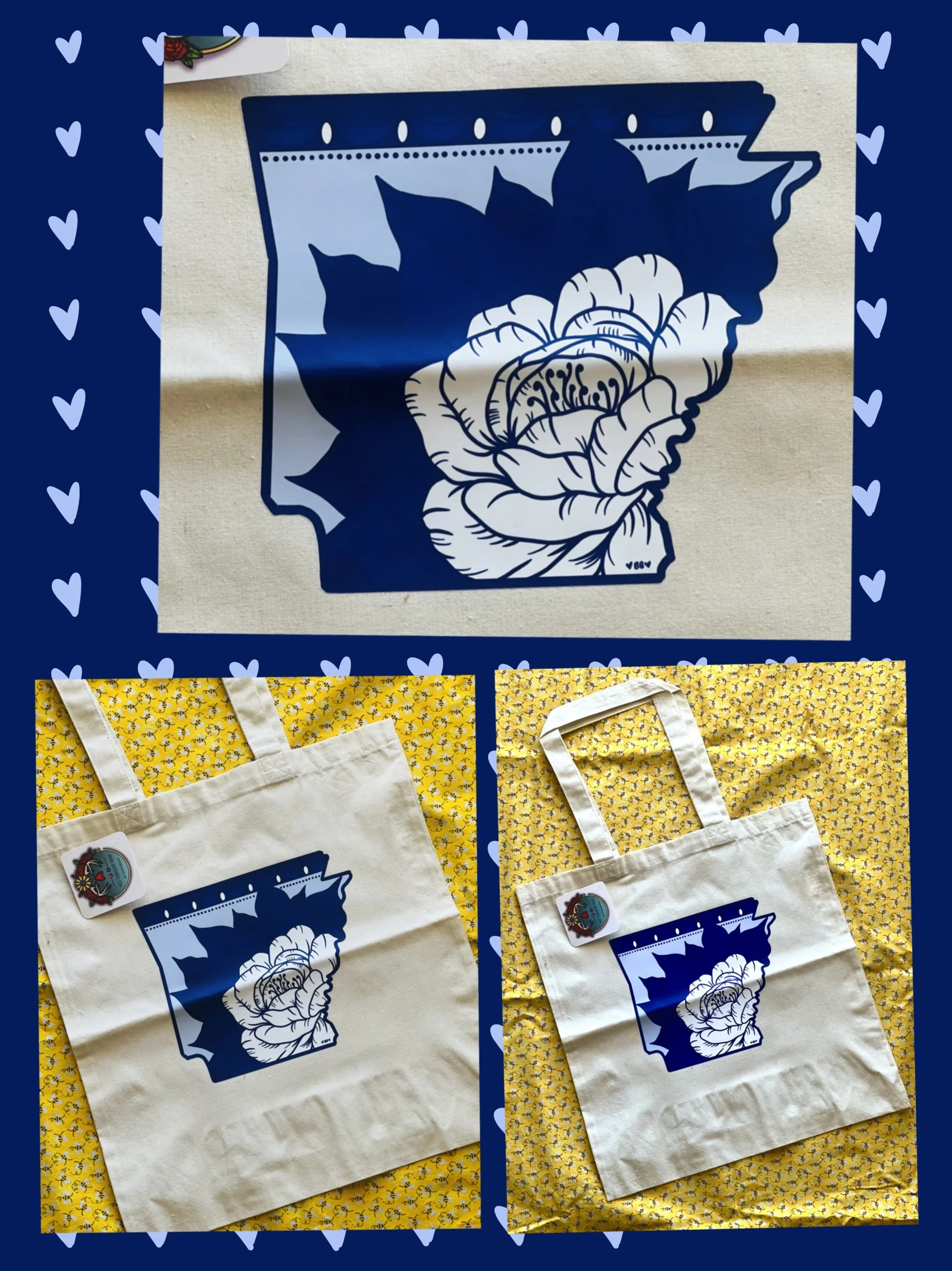 Arkansas State Tote Bag