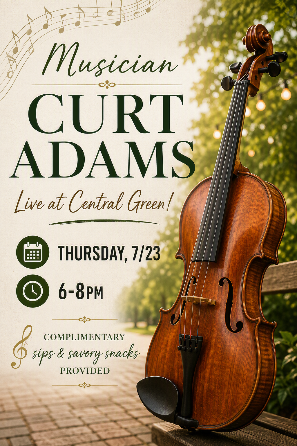 Live Music with Curt Adams