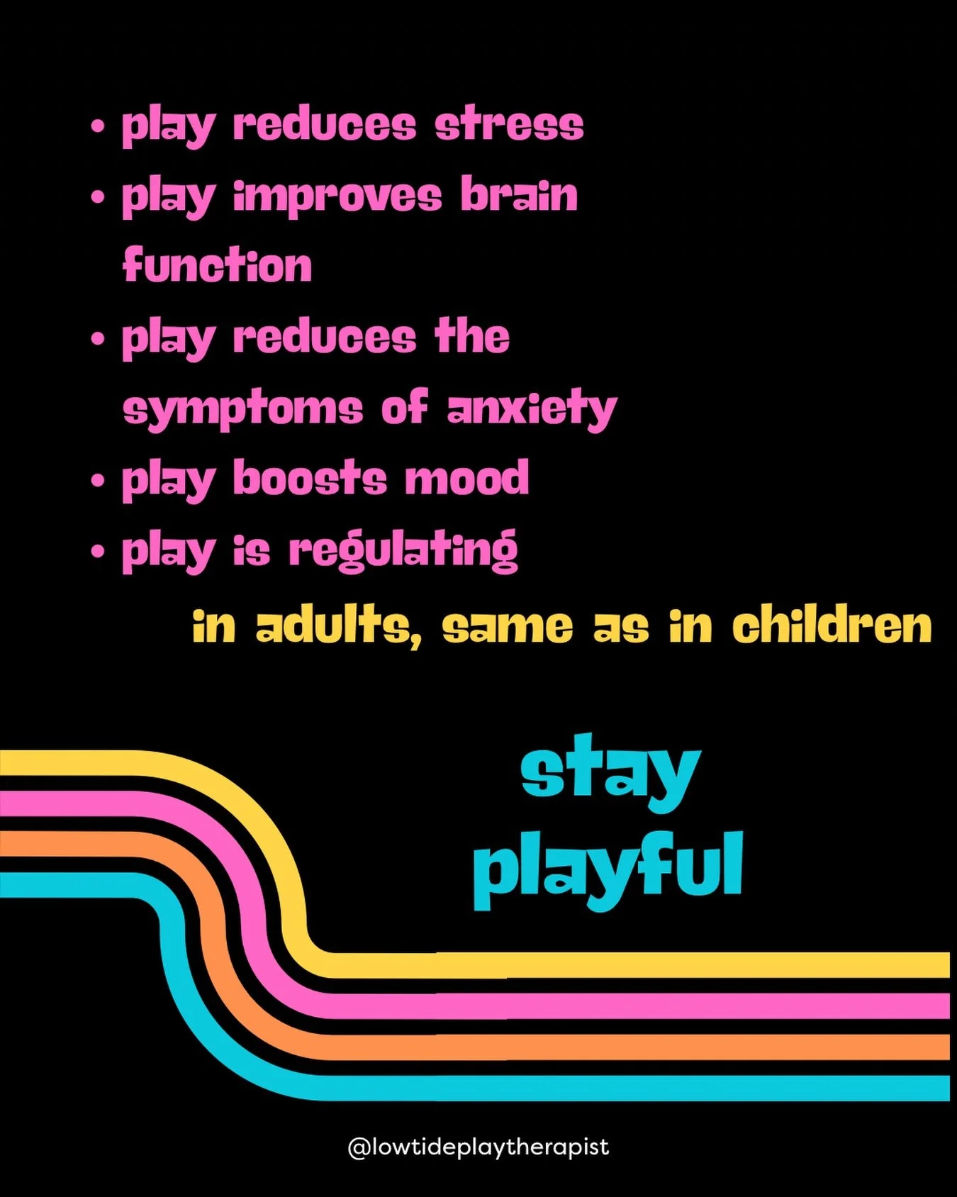 On a mission to bring more play into the world 🤙

stay playful.