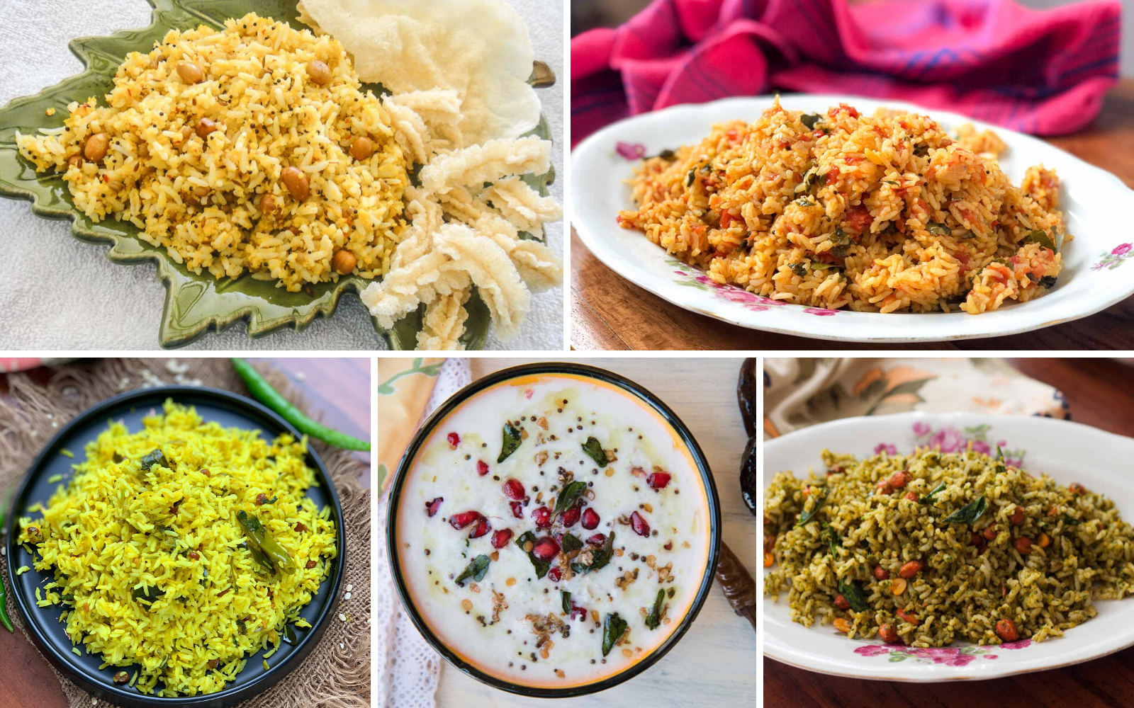 Assorted Rice Dish Variety Rice — Amma's Kitchen