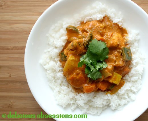 Veg kuruma with rice