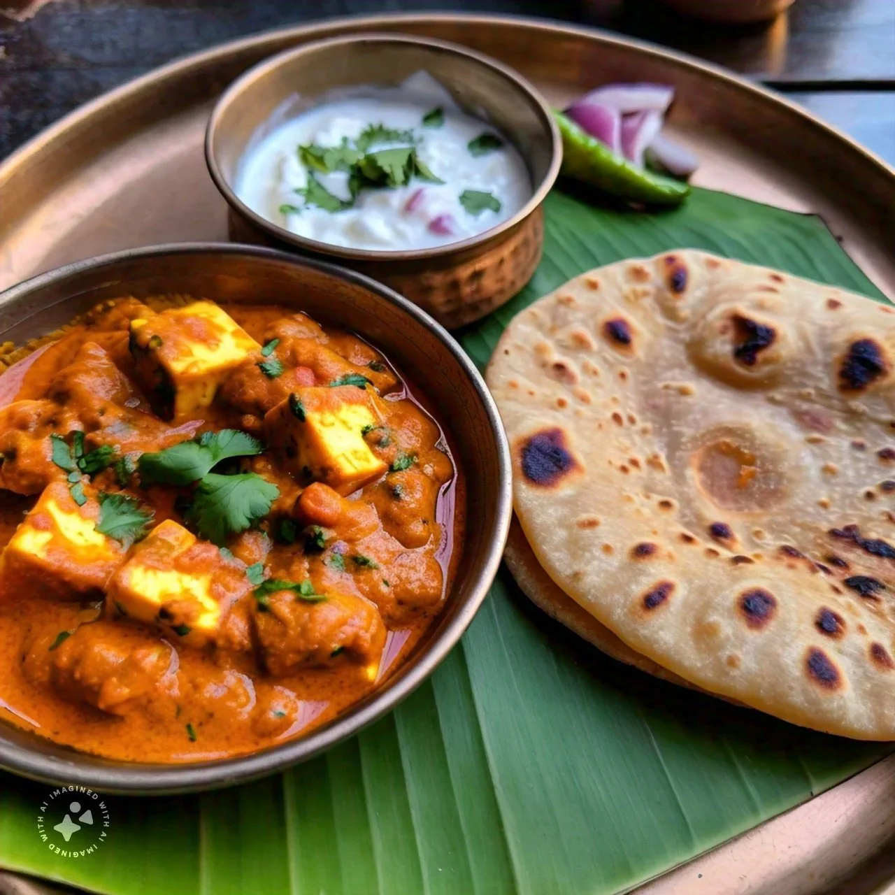 medium_size_three_chapathi_with_sides_of_paneer_curry_and_raita_on_a_bananaleaf.jpeg