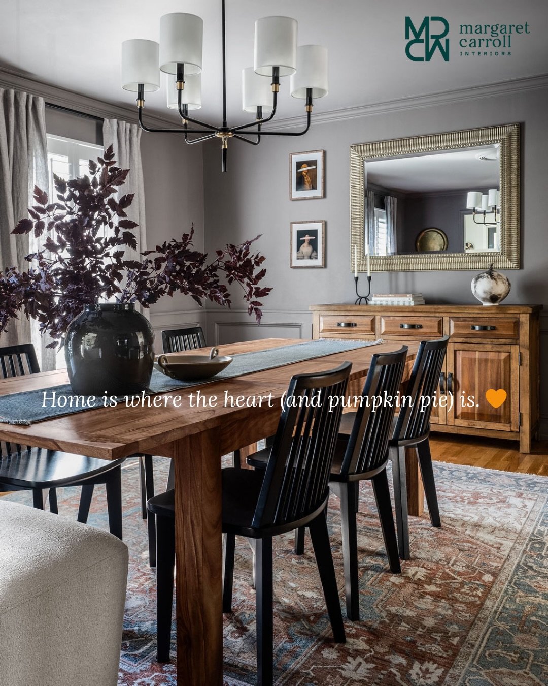 Hoping your home is filled with friends, family and pumpkin pie this Thanksgiving. Don&rsquo;t skip on the whip - its by far the best part. 🥧🦃❤️🏠

Photography: @angelanewtonroyphotography

#CustomHomeDesign
#InteriorDesignInspo
#LuxuryHomeInterior