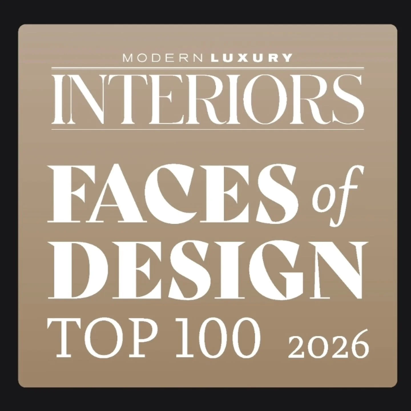 Great evening with the design community and @dcmagazine last week! 🖤 

Last week I was honored at Modern Luxury's inaugural Top 100 Faces of Design celebration &mdash; recognized alongside some of the most talented designers shaping the Mid-Atlantic