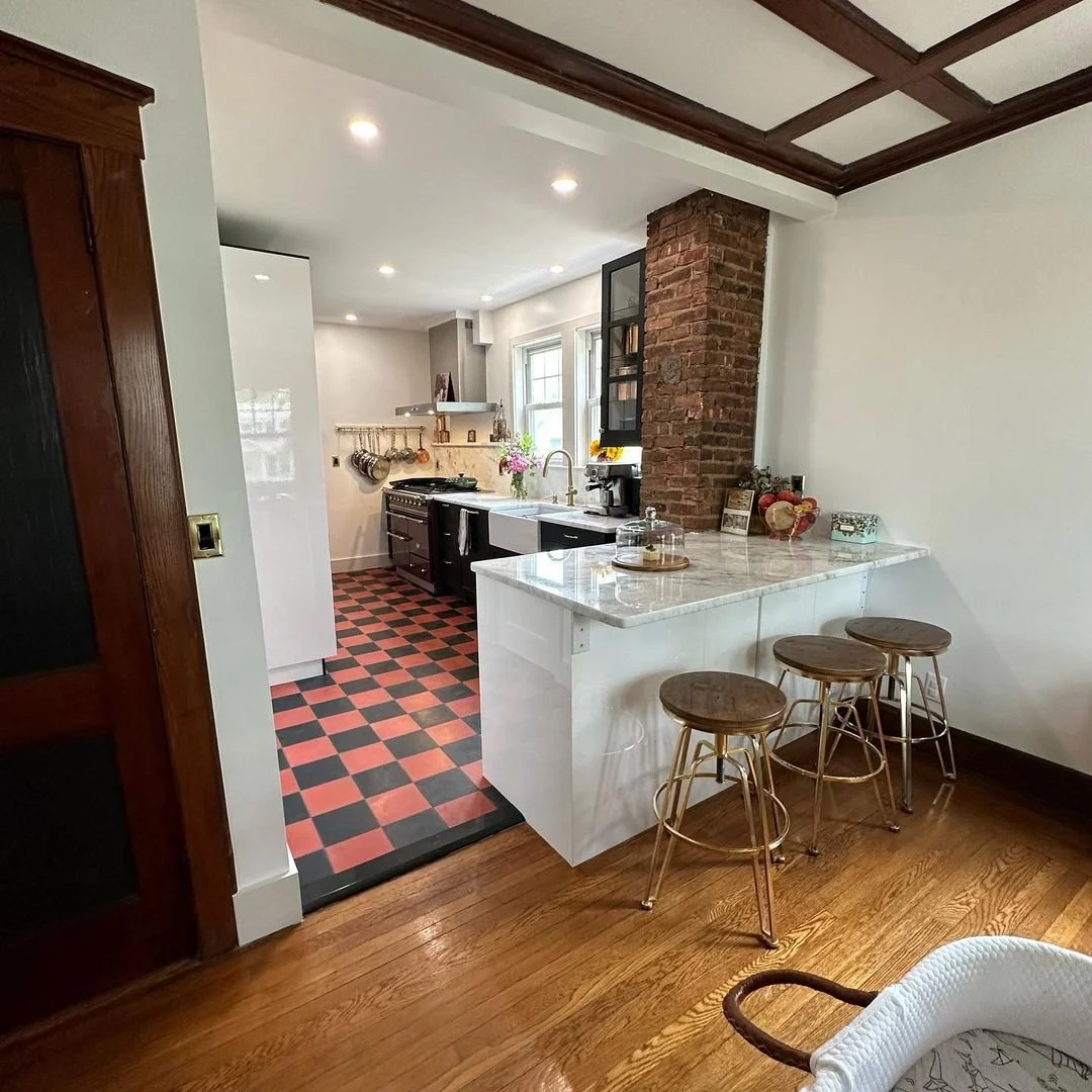 Kitchen renovation with this awesome stove imported from Europe. (2).jpg