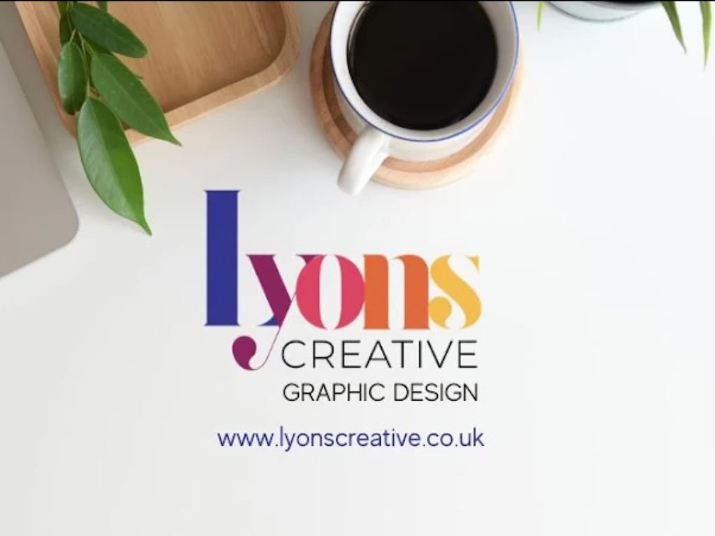 Logo for Lyons Creative featuring colorful stylized text.