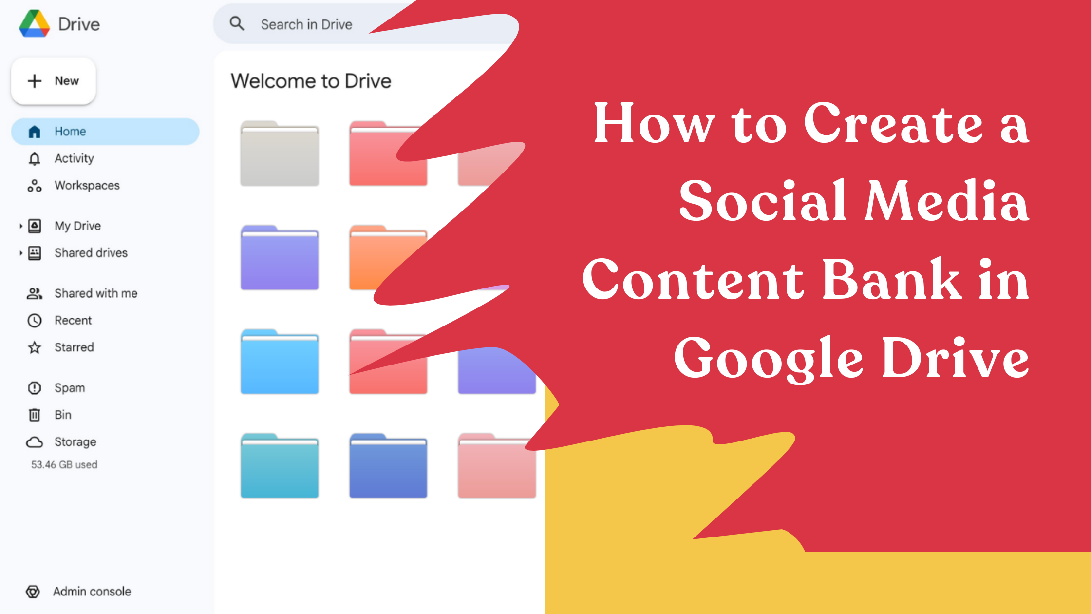 How to Create a Social Media Content Bank in Google Drive