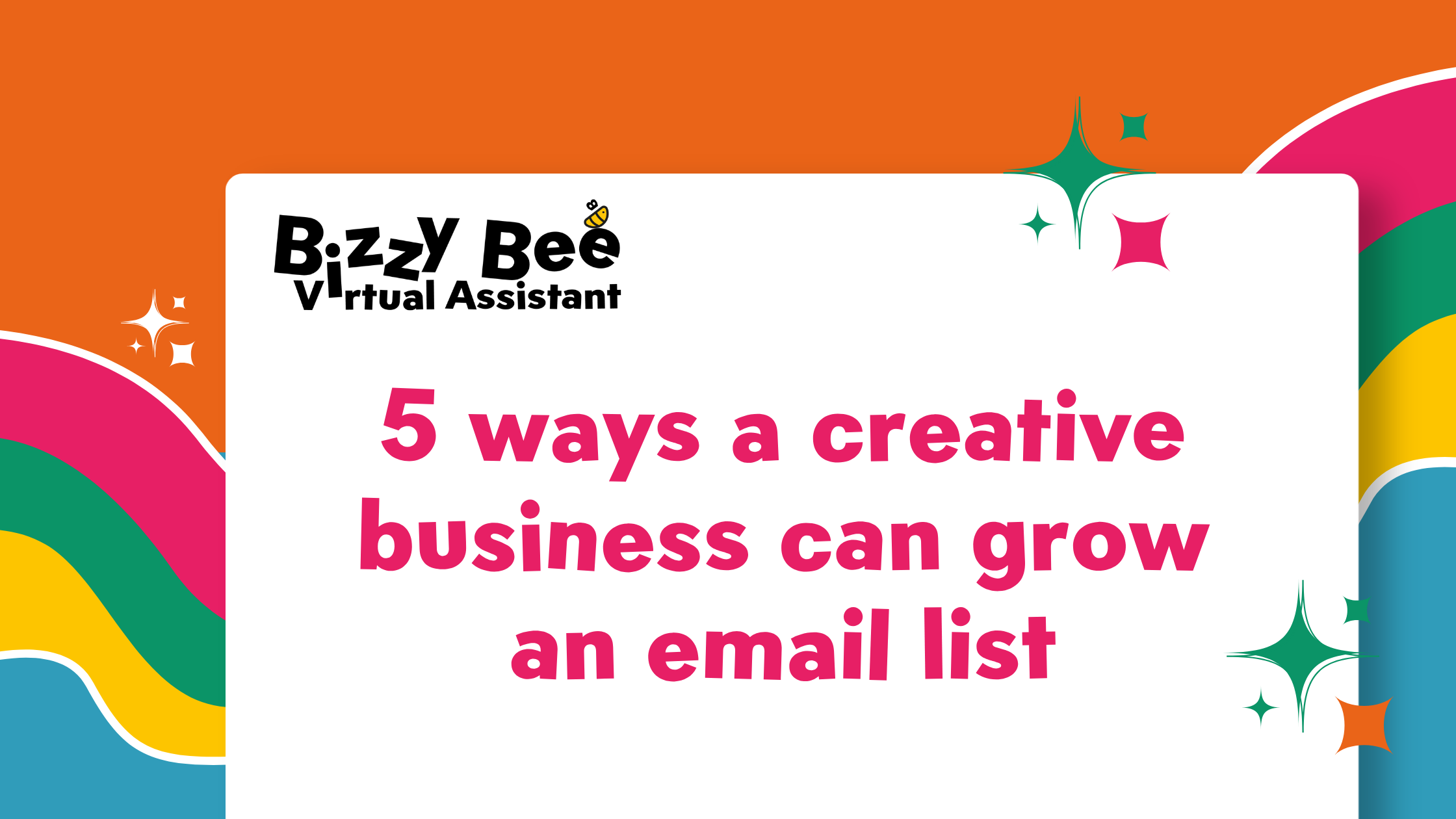 5 Ways a Creative Business Can Grow An Email List