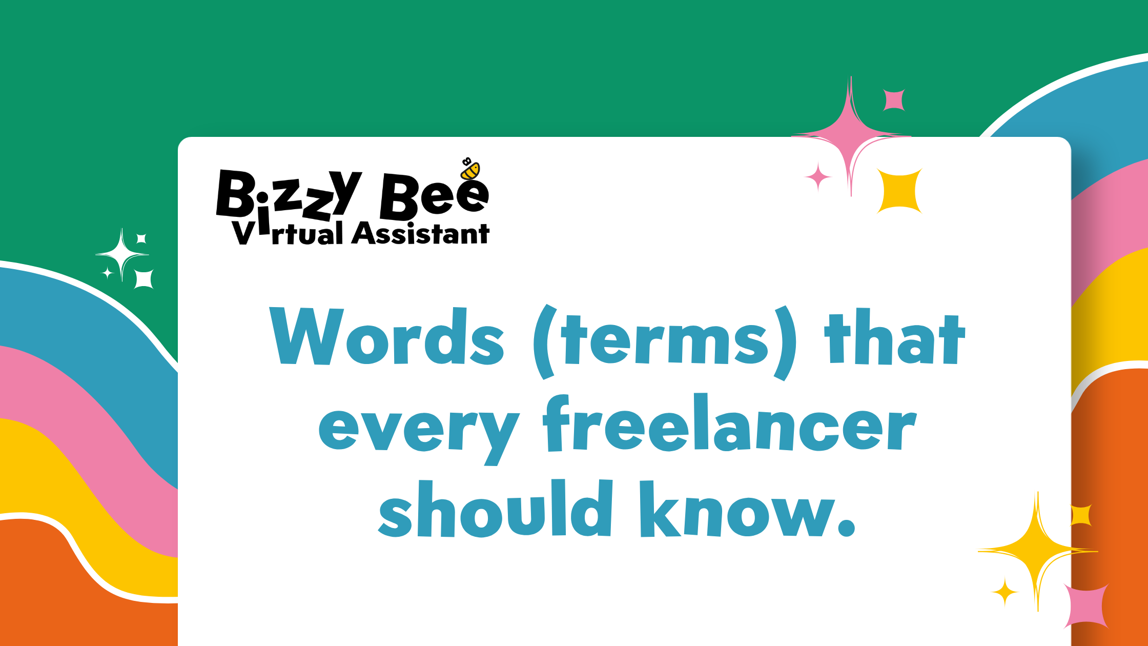 Words (terms) that every freelancer should know