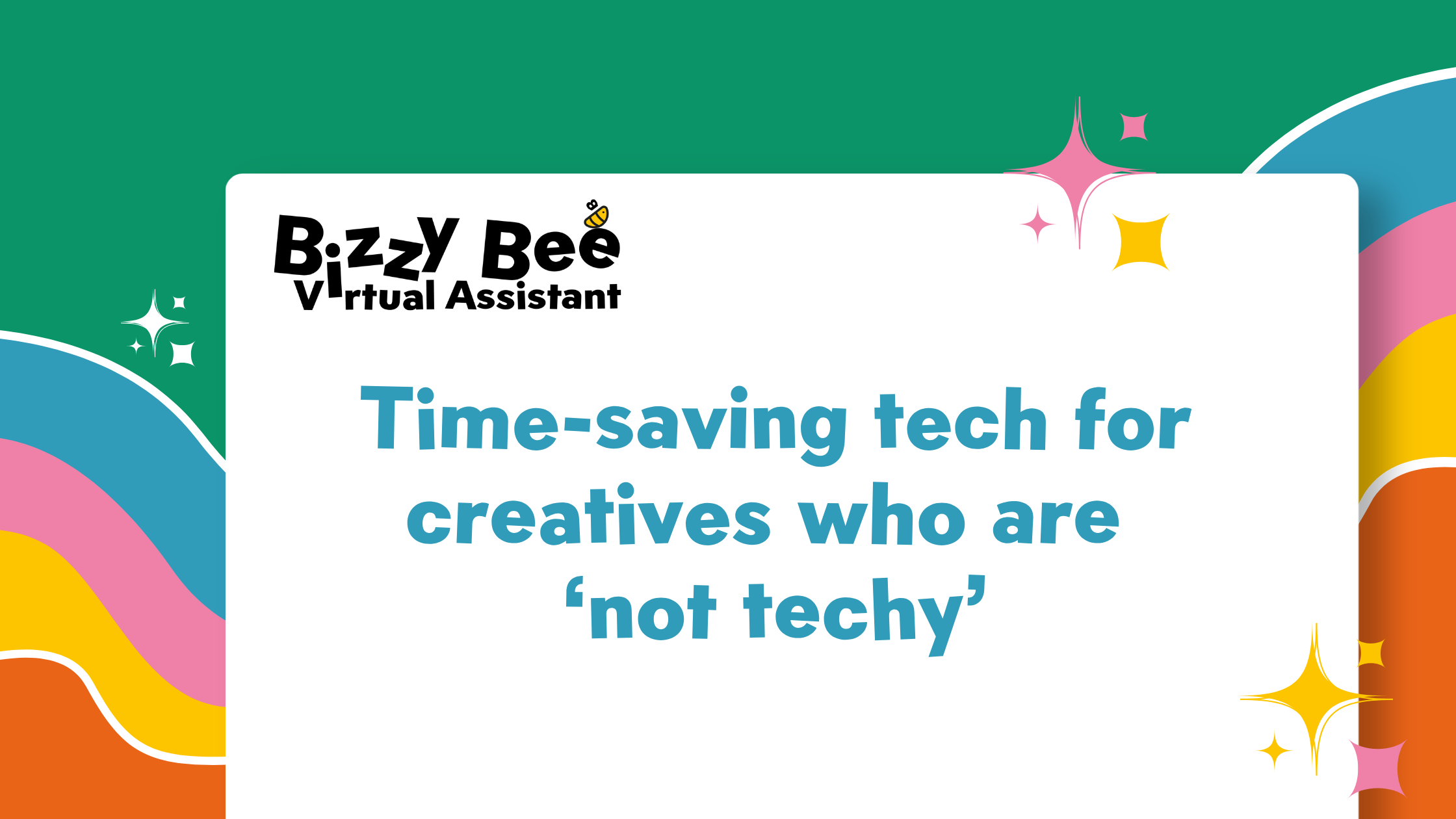 Time-saving tech for creatives who are ‘not techy’