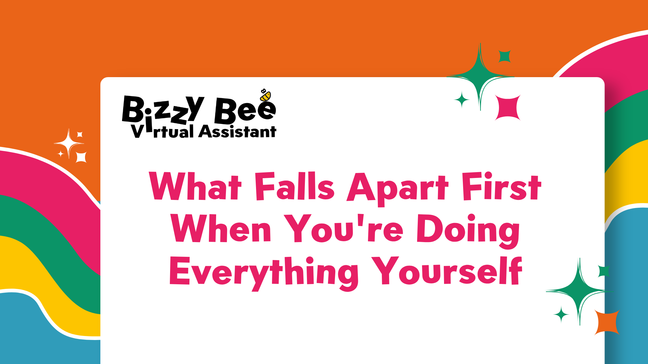 What Falls Apart First When You're Doing Everything Yourself