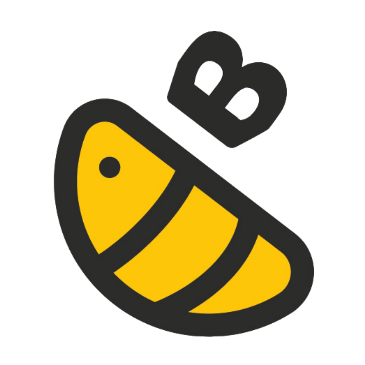 Illustration of the BizzyBee cartoon bee