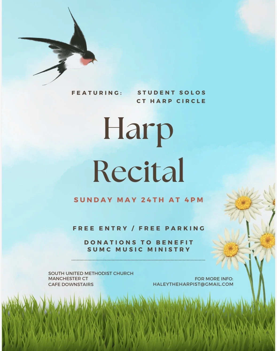 CT Harp Circle’s Recital