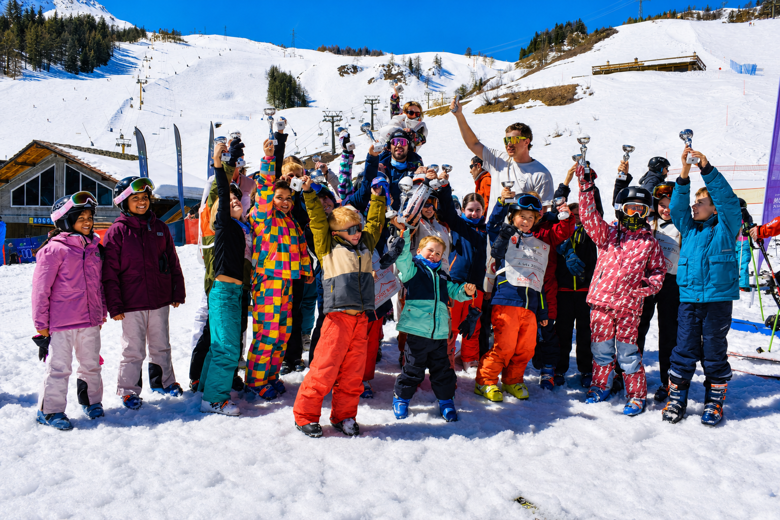 Kids Camp skiing