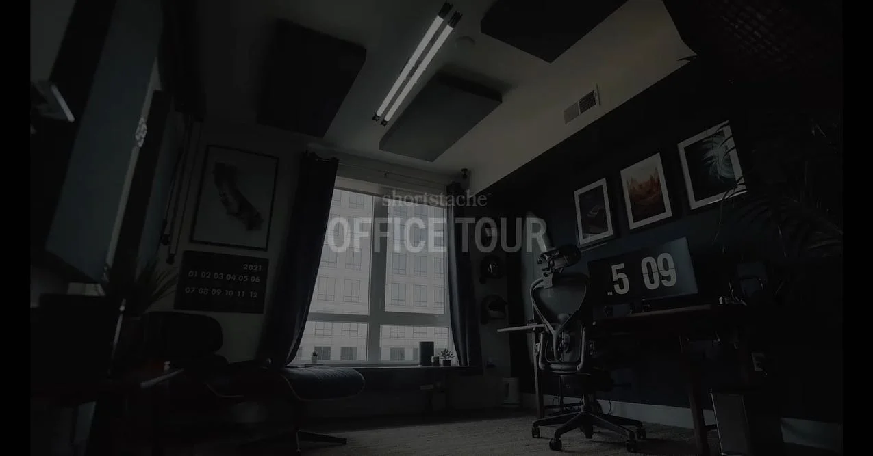 Had the pleasure of sending some acoustic treatment out to LA recently to compliment @shortstache new studio office. Stoked to see the results and to hear the clear and defined audio recording from his office tour video on @youtube and his podcasts t