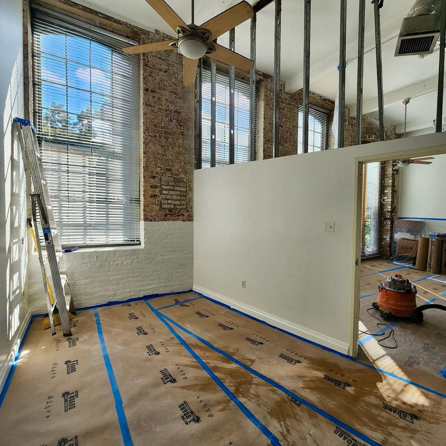 When the sunlight hits the demo just right 😏☀️ 

Excited about our latest Cotton Mill project! More updates to come 🔜 !