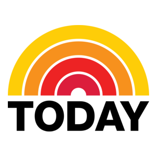 Colorful rainbow with three red, orange, and yellow arcs and black background.