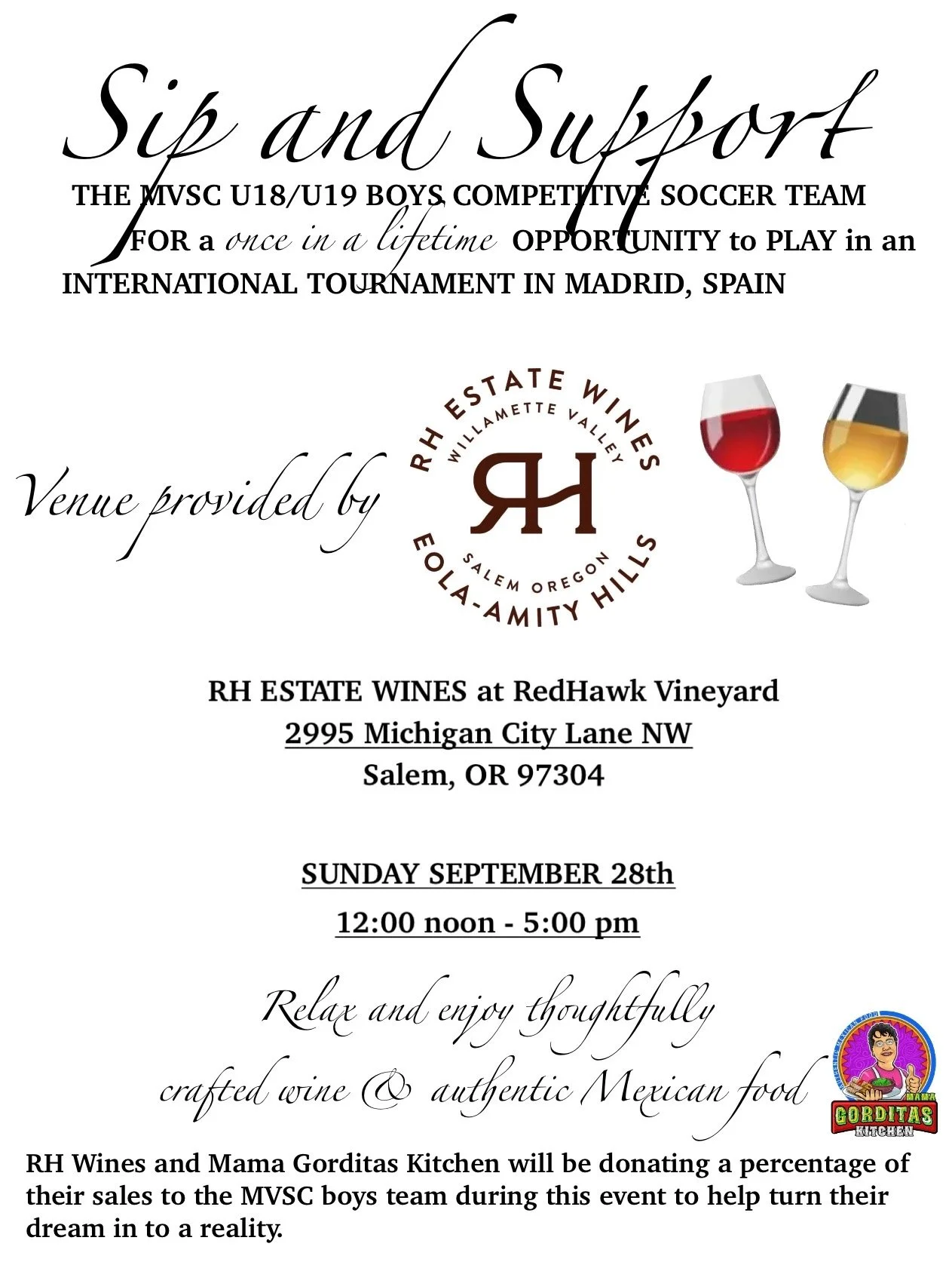 Sip and Support