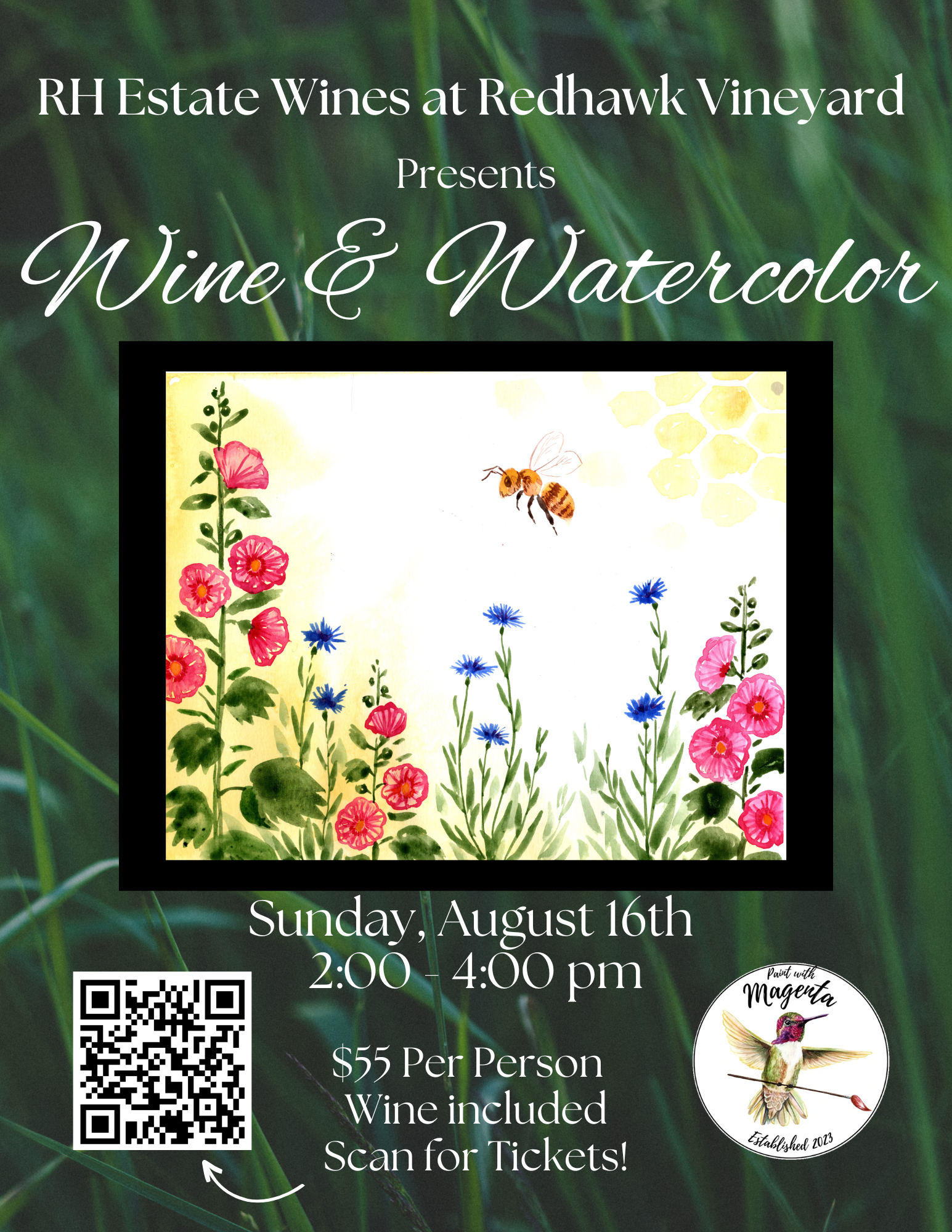 Wine & Watercolor 