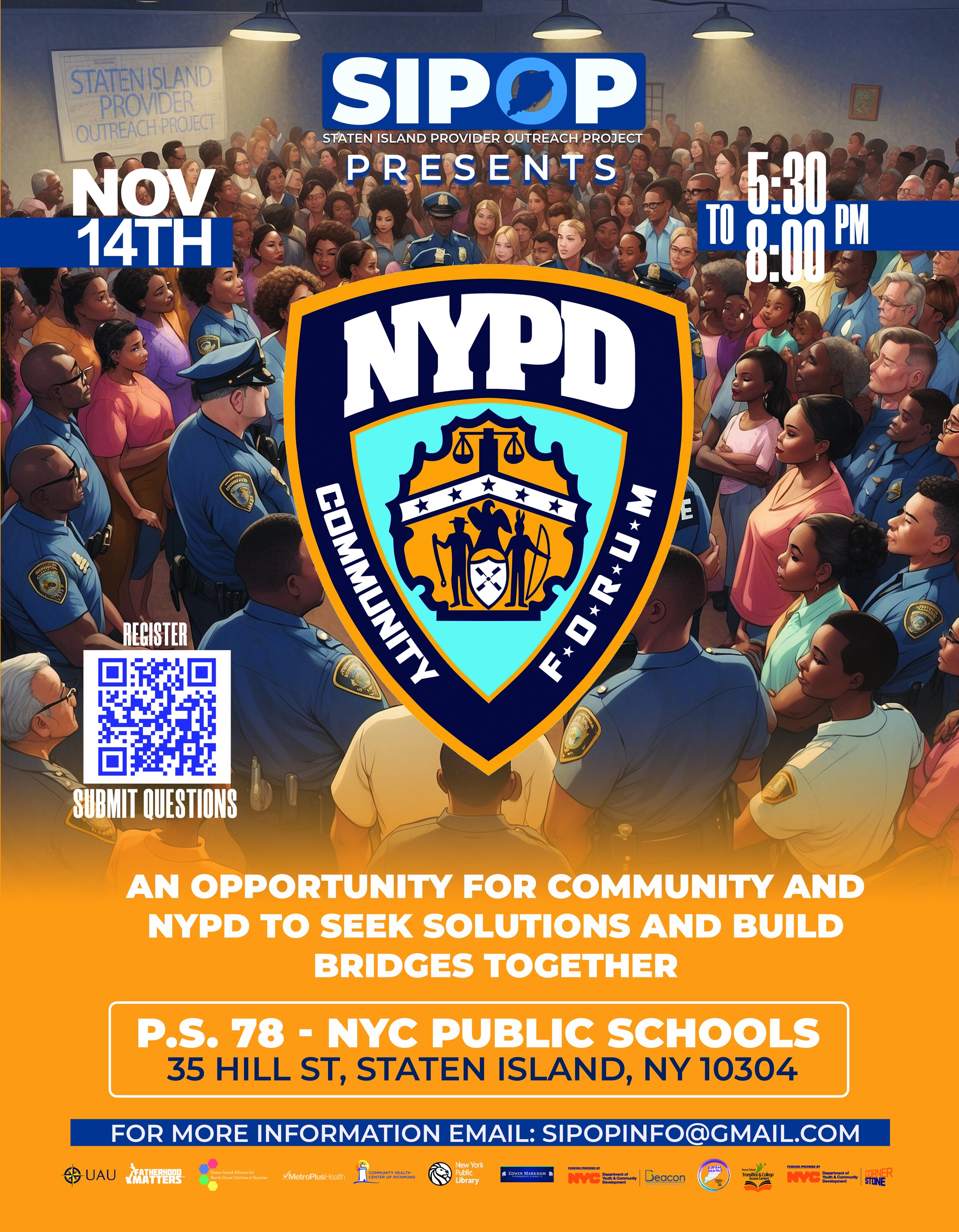 SIPOP Presents: NYPD Community Forum