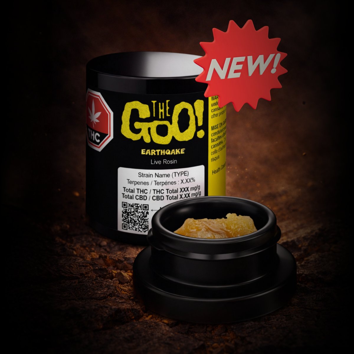 Crop Circle Cannabis Introduces EARTHQAKE Live Rosin Under The Goo! Brand