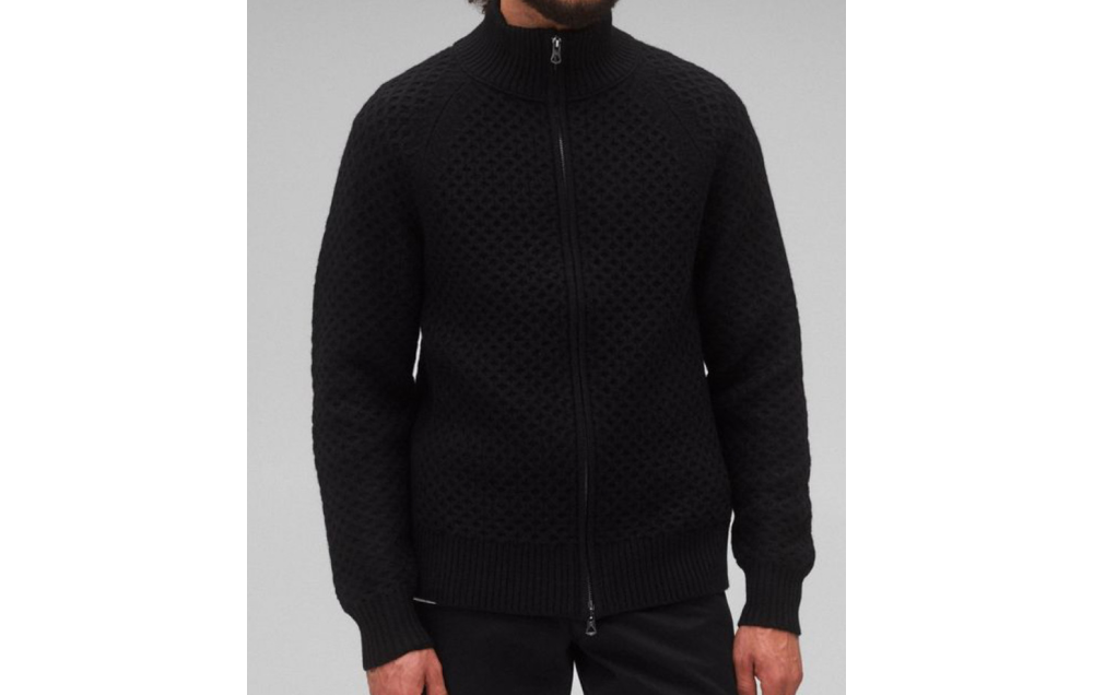 Merino Honeycomb Track Jacket $250.00