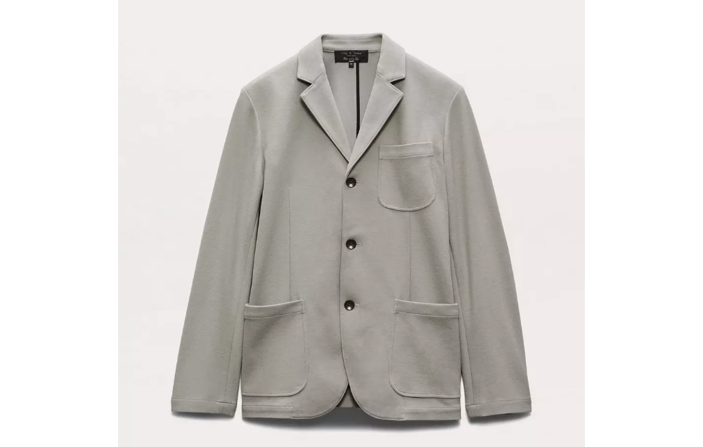 Achilles Italian Cotton-Blend Knit Blazer $418