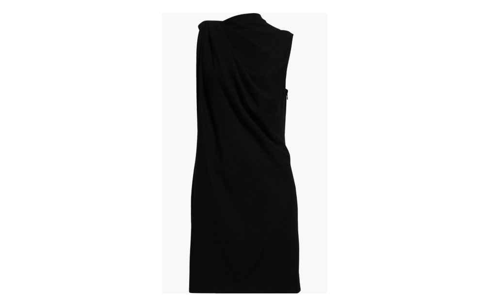 McQueen Knot Detail Wool Crepe Minidress $1,590