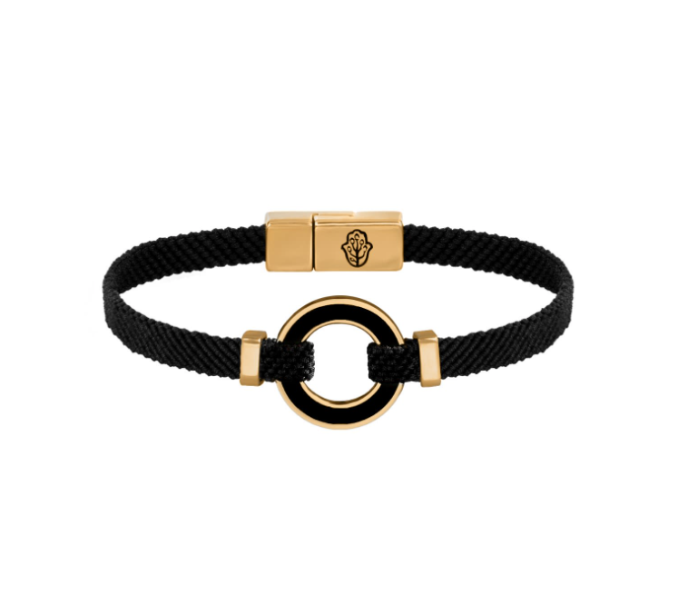 Constant Protection Black Onyx Karma Circle Men’S Black String Bracelet $129