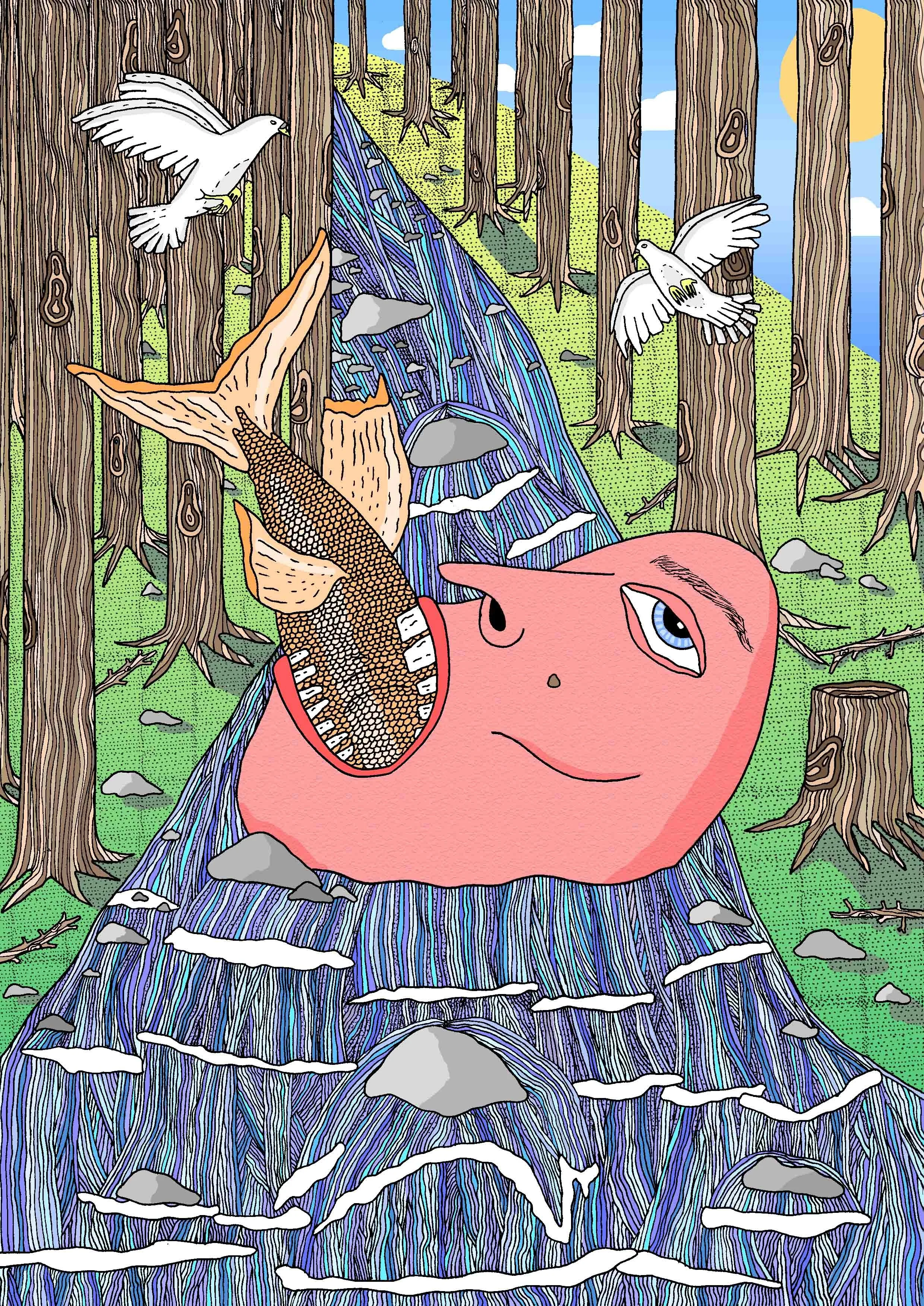 Big Head, A4 Digital Print - £15.00