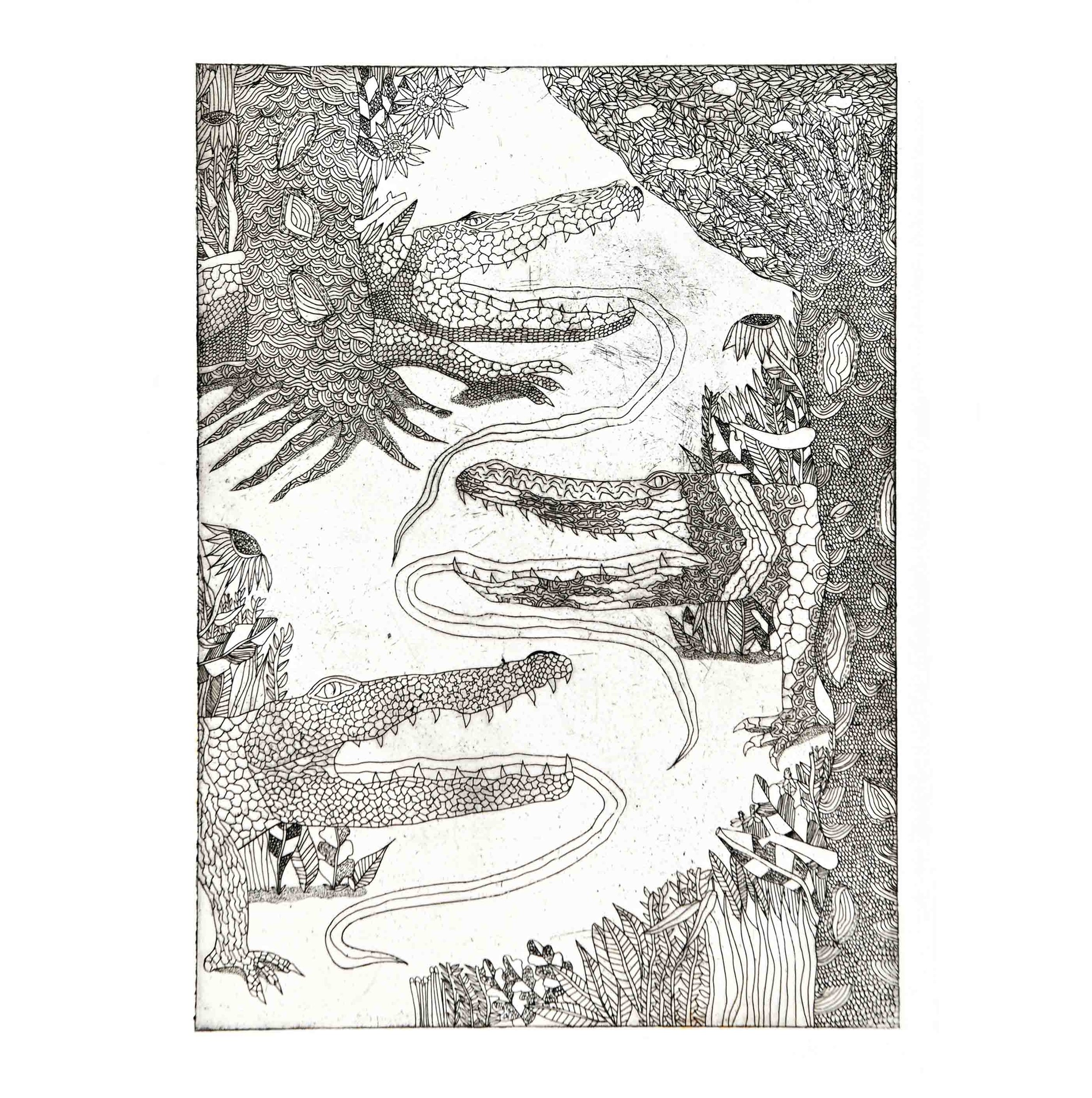 Croc Etching